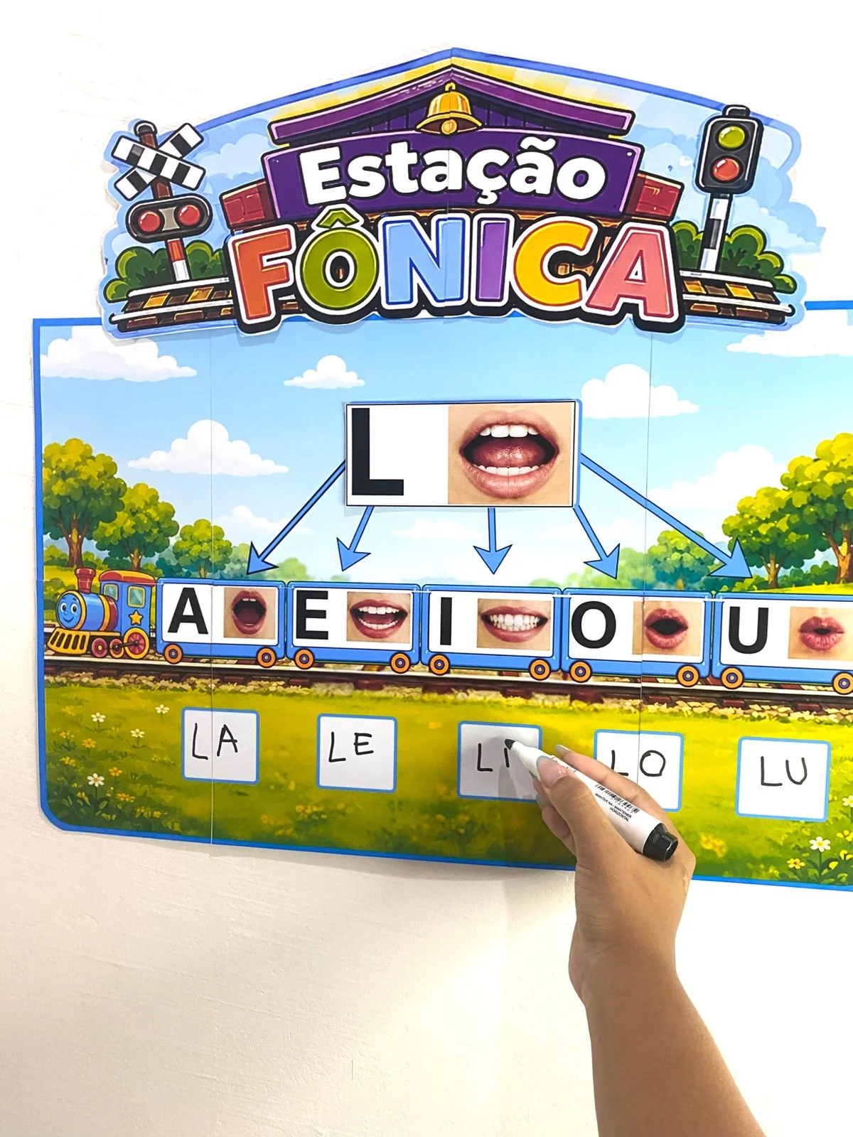 Estação Fônica - Recurso Visual Alfabetização — amostra 2: O recurso auxilia as crianças no método fônico de forma visual e… Estação Fônica - Recurso Visual Alfabetização — amostra 2: O recurso auxilia as crianças no método fônico de forma visual e…