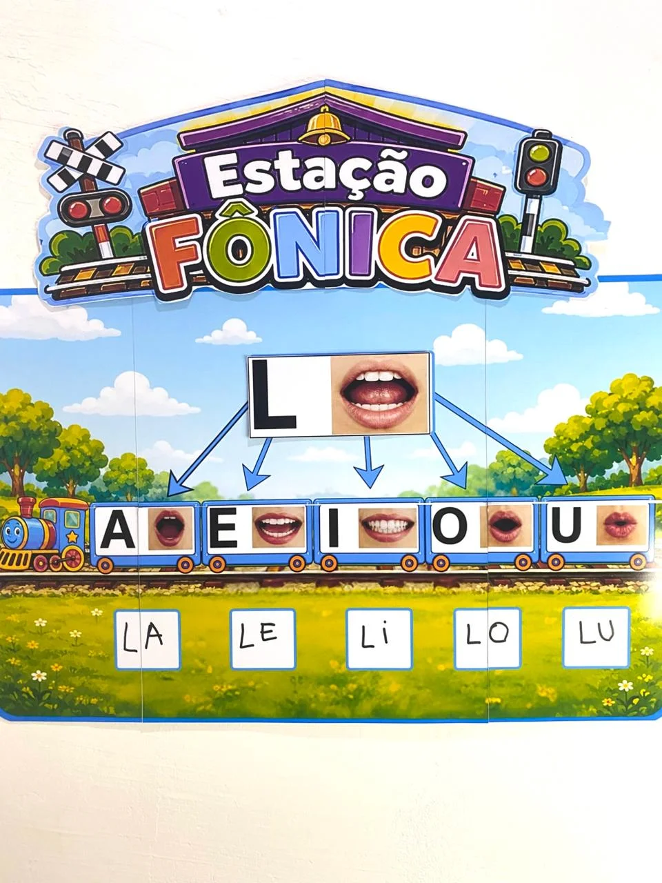Estação Fônica - Recurso Visual Alfabetização — capa do material