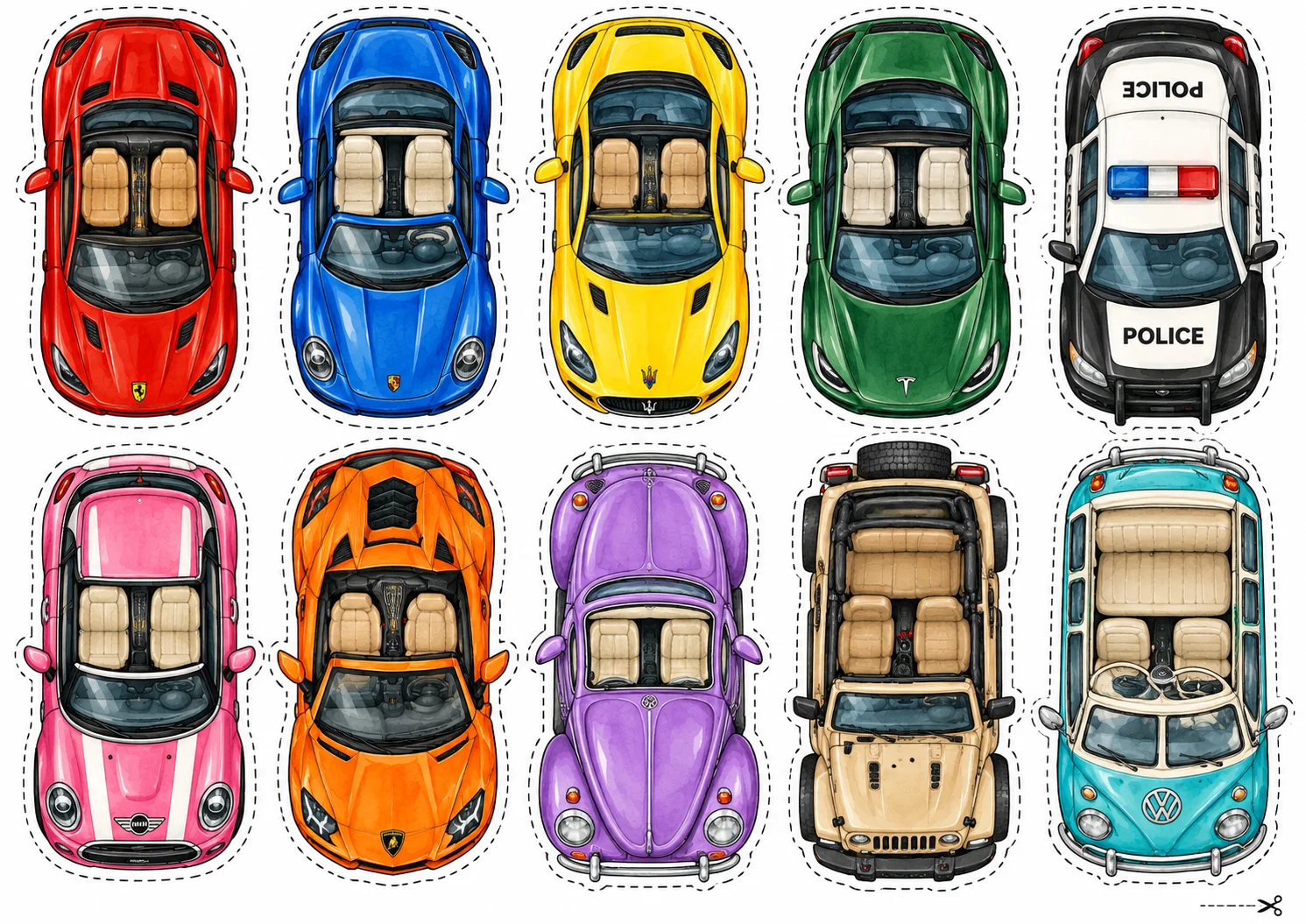 Estacione os Carros - Um jogo de observação, raciocínio e orientação — amostra 2: Um jogo de observação, raciocínio lógico…
