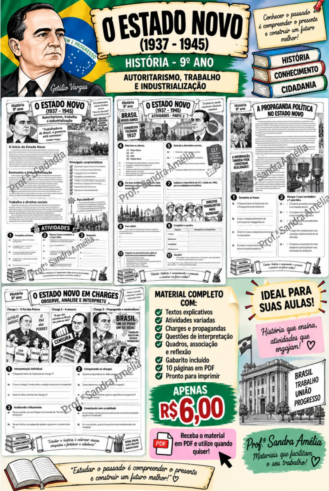 Estado Novo - 9° ano – Material Pedagógico — História para Fundamental II (6º–9º): O Estado Novo (9º ano)Material…