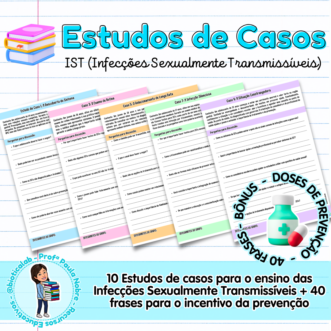 Estudos de casos - IST – Material Pedagógico — capa do material