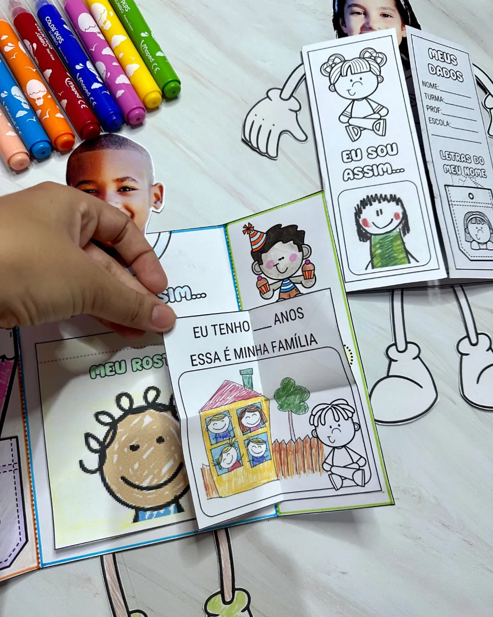 Eu Sou Assim! Atividade de Identidade para Educação Infantil — amostra 3: Uma proposta lúdica para ajudar as crianças a…