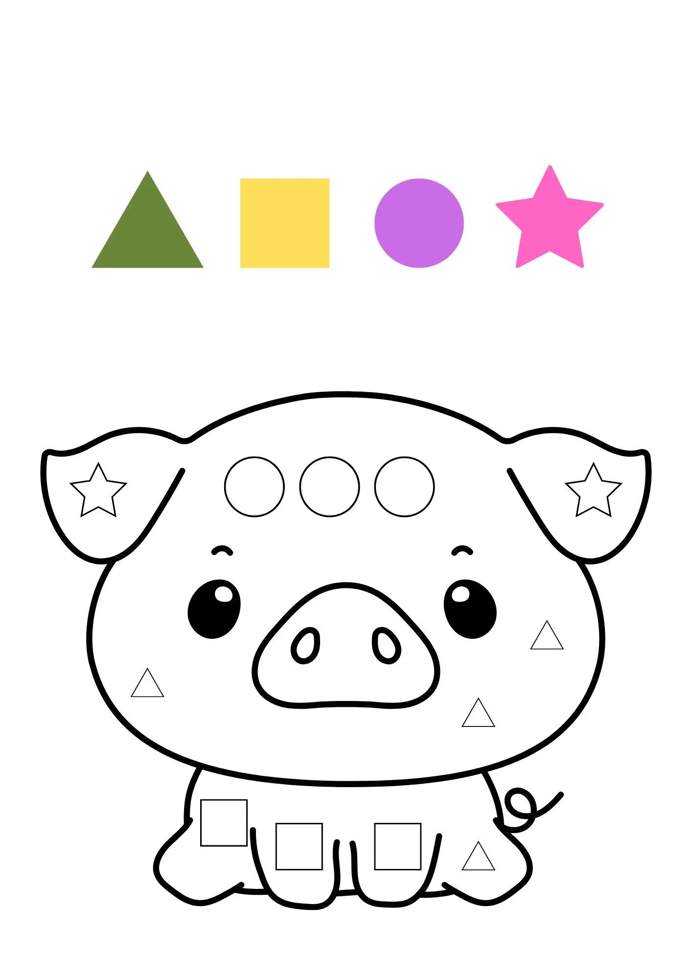 Explorando Cores e Formas | Educação Infantil | BNCC EF01MA13 — amostra 2: Atividades lúdicas para reconhecer, pintar,…