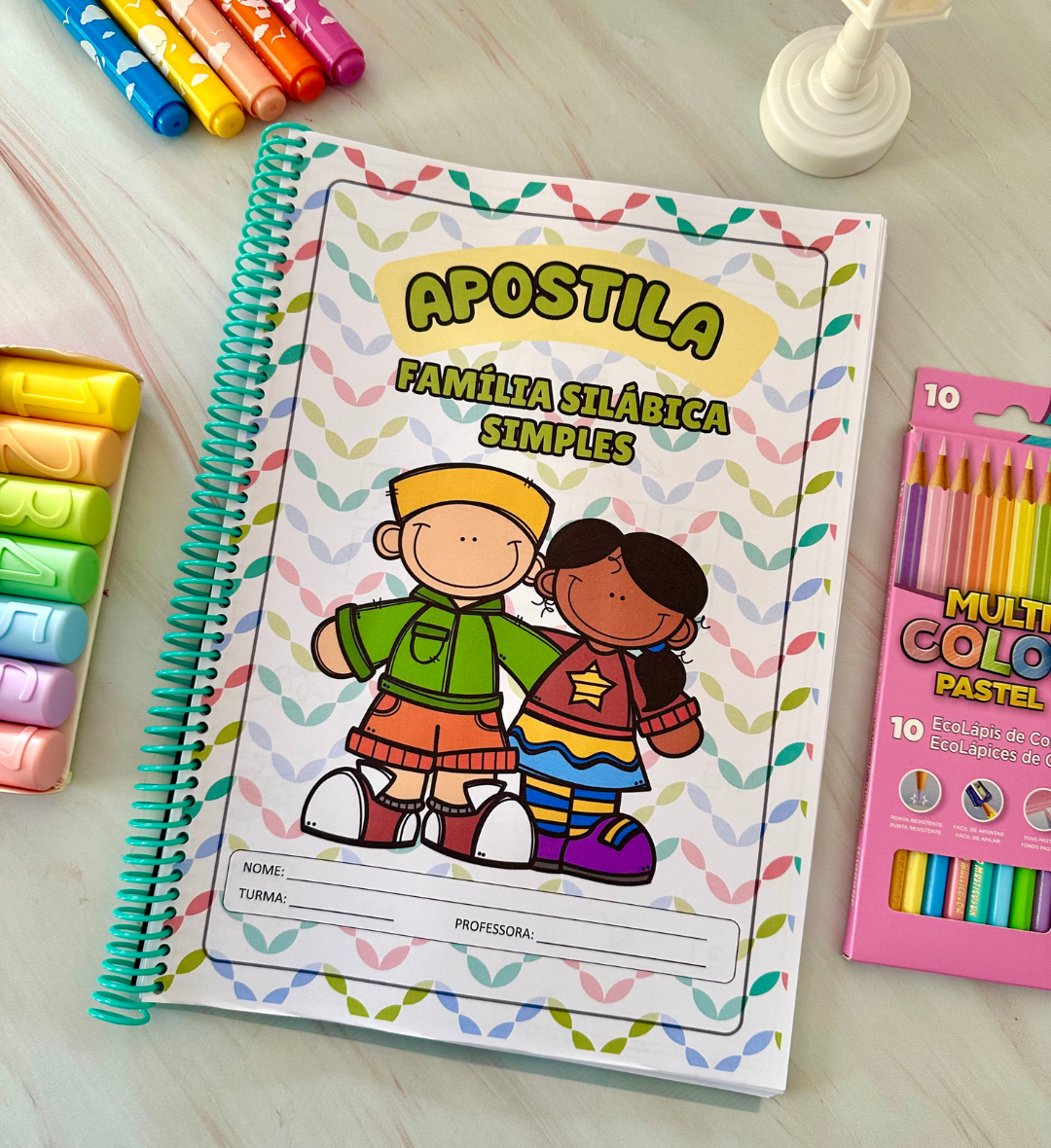 Famílias Silábicas Simples: Apostila de Alfabetização em PDF — Alfabetização para Educação Infantil: Trabalhe as famílias…