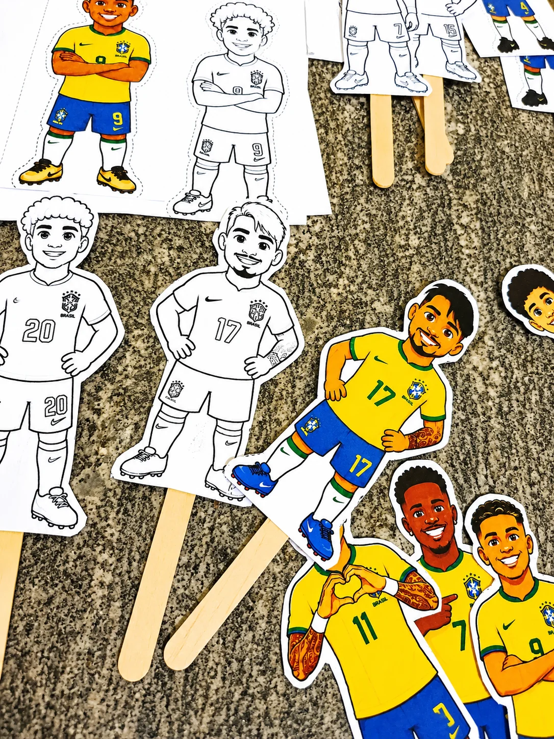 Fantoches dos Personagens da Seleção Brasileira 2026 — capa do material