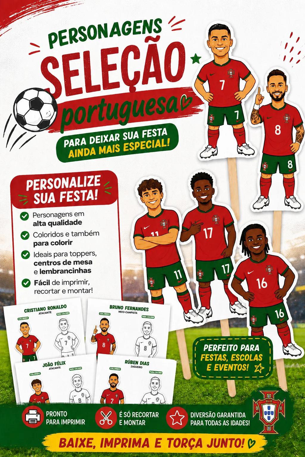 Fantoches no Palito - Seleção de Portugal — capa do material