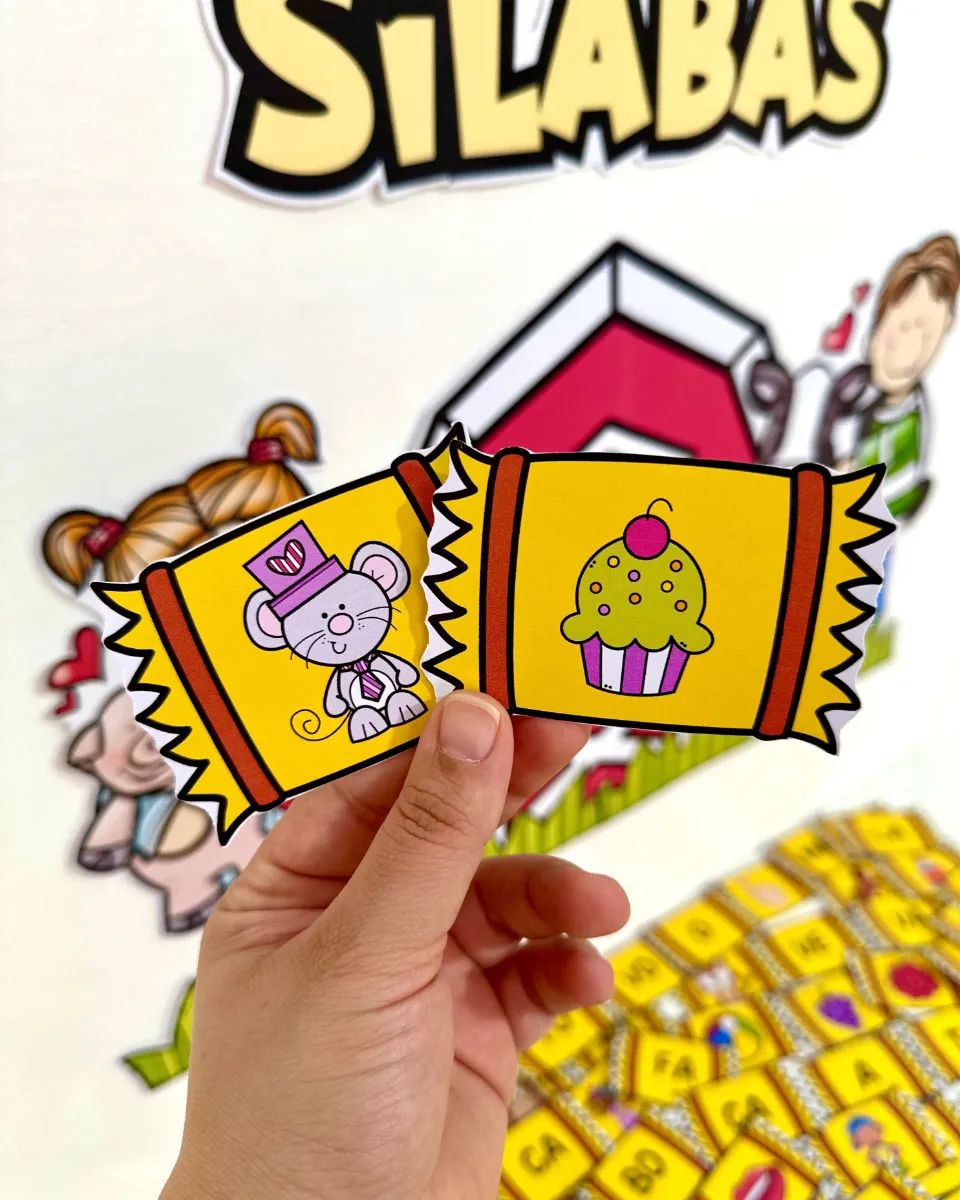 Fazenda das Sílabas: Jogo Lúdico de Alfabetização — Atividades para Todas as séries: Jogo pedagógico com painel e cards de…
