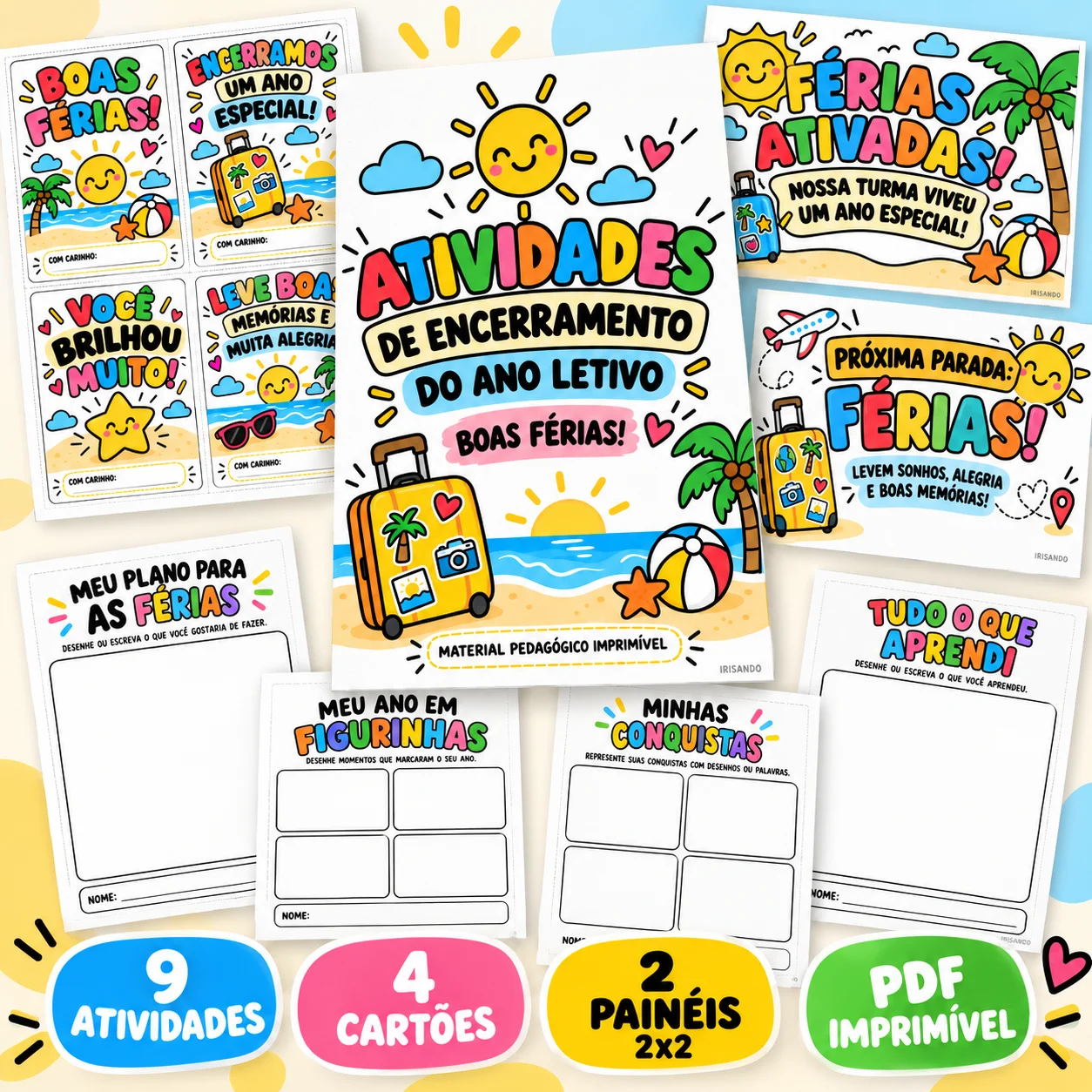 Férias à Vista! – Um Ano de Memórias e Conquistas — capa do material
