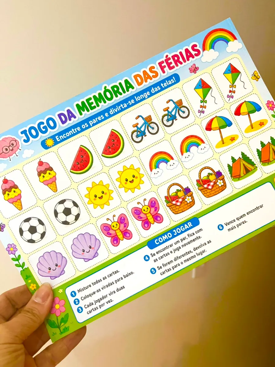 Férias Criativas - Atividades para o período de Recesso — amostra 5: Se você também se preocupa com o excesso de celular,…