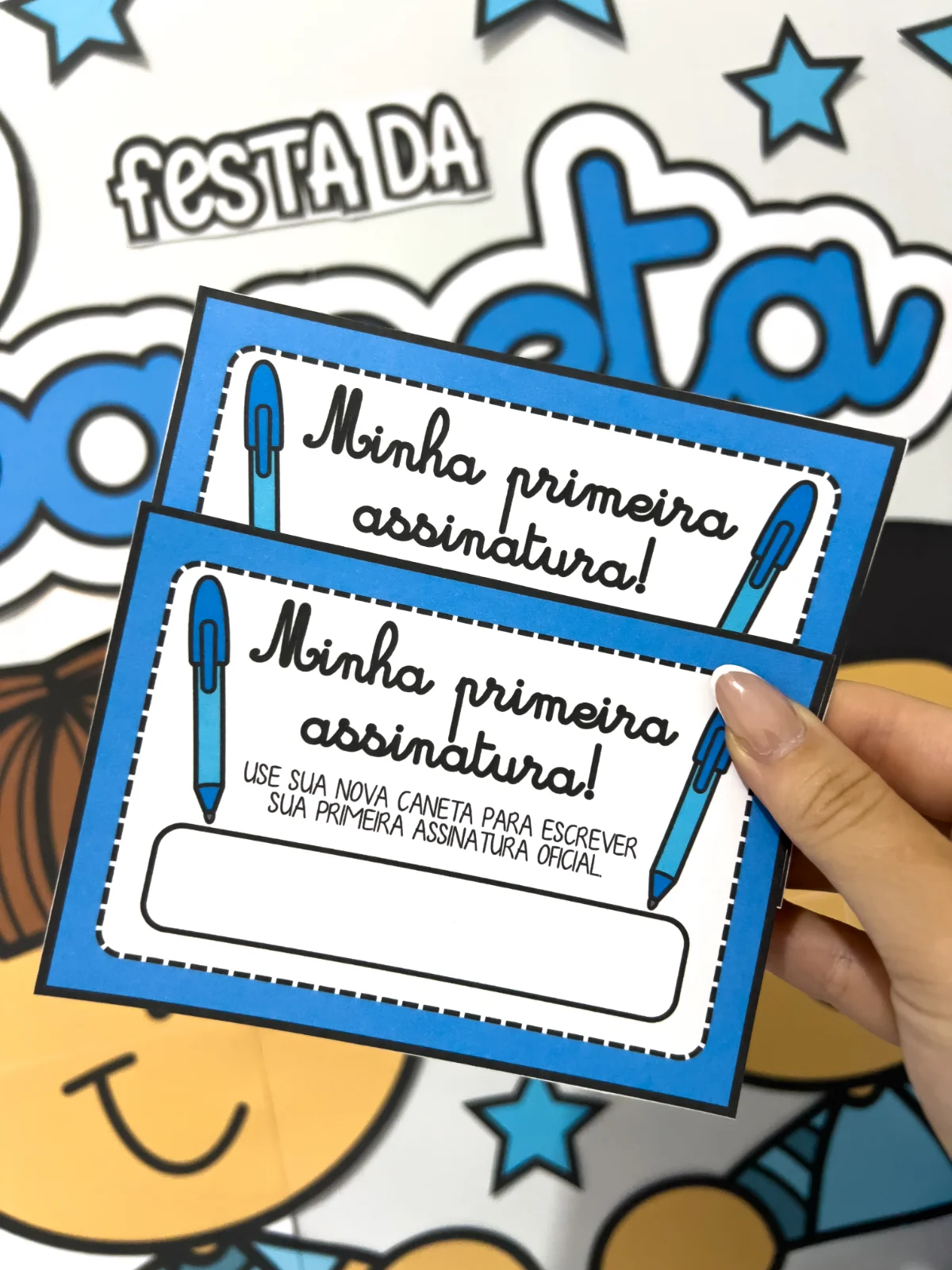 Festa da Caneta – Atividades para Imprimir — amostra 1: O que vem no material