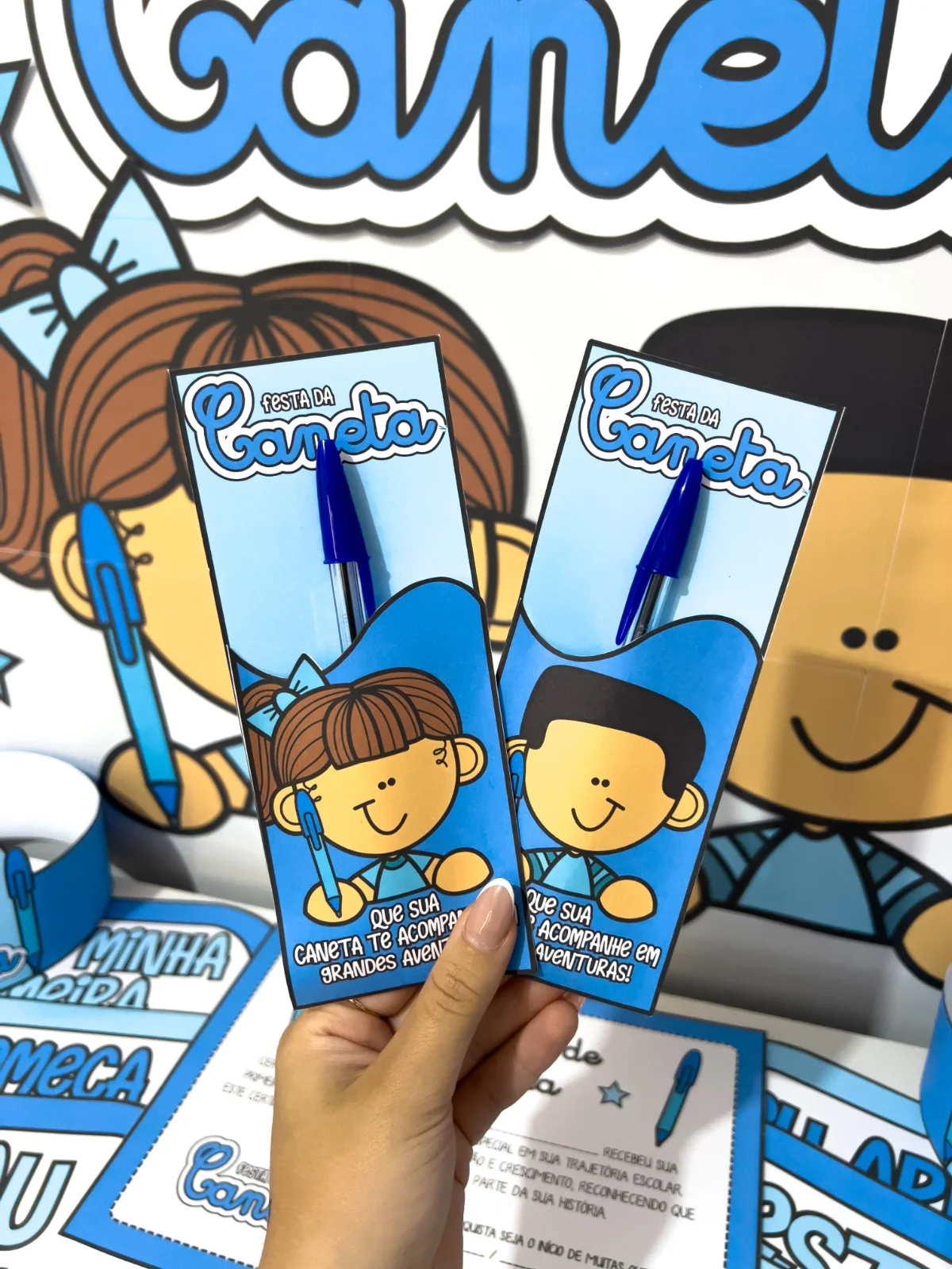 Festa da Caneta – Atividades para Imprimir — amostra 4: A Festa da Caneta é um kit pedagógico digital completo, em formato…