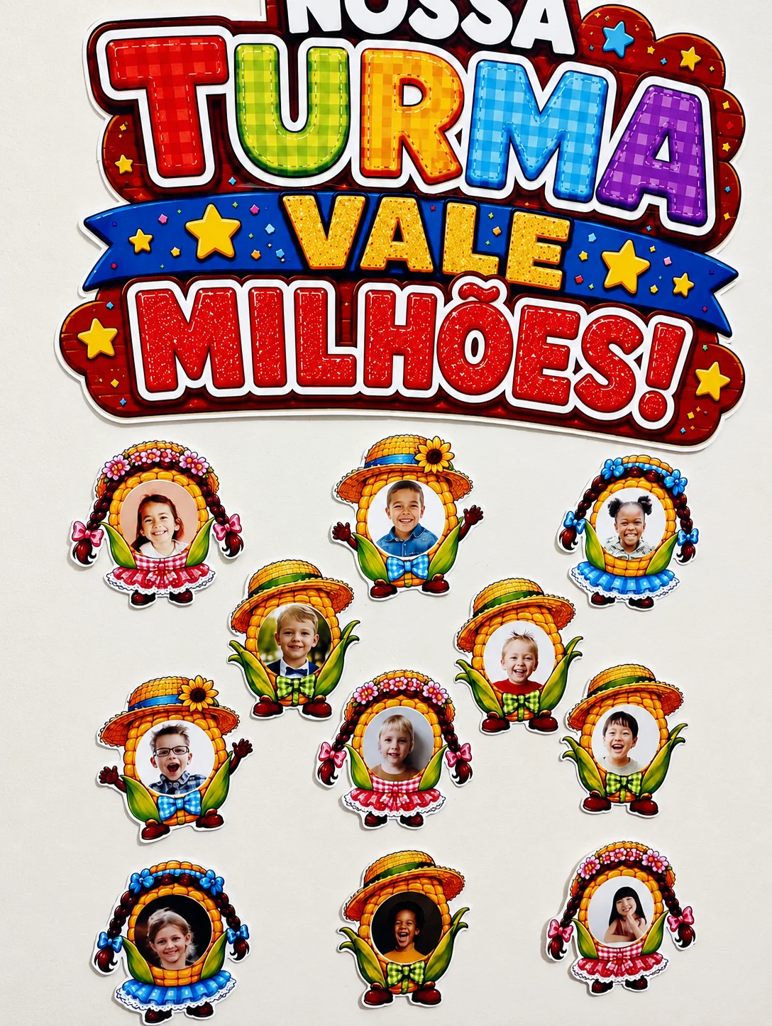 Festa Junina Nossa Turma Vale Milhões | Kit Junino Infantil — capa do material