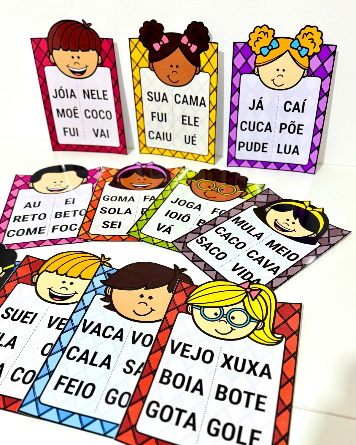 Fichas Amigos da Leitura – PDF para Imprimir — amostra 1: O que vem no material
