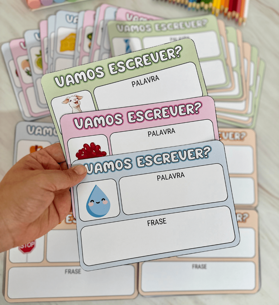 Fichas de alfabetização com imagens para Educação Especial — amostra 4: Para quem é indicado e quais objetivos trabalhar