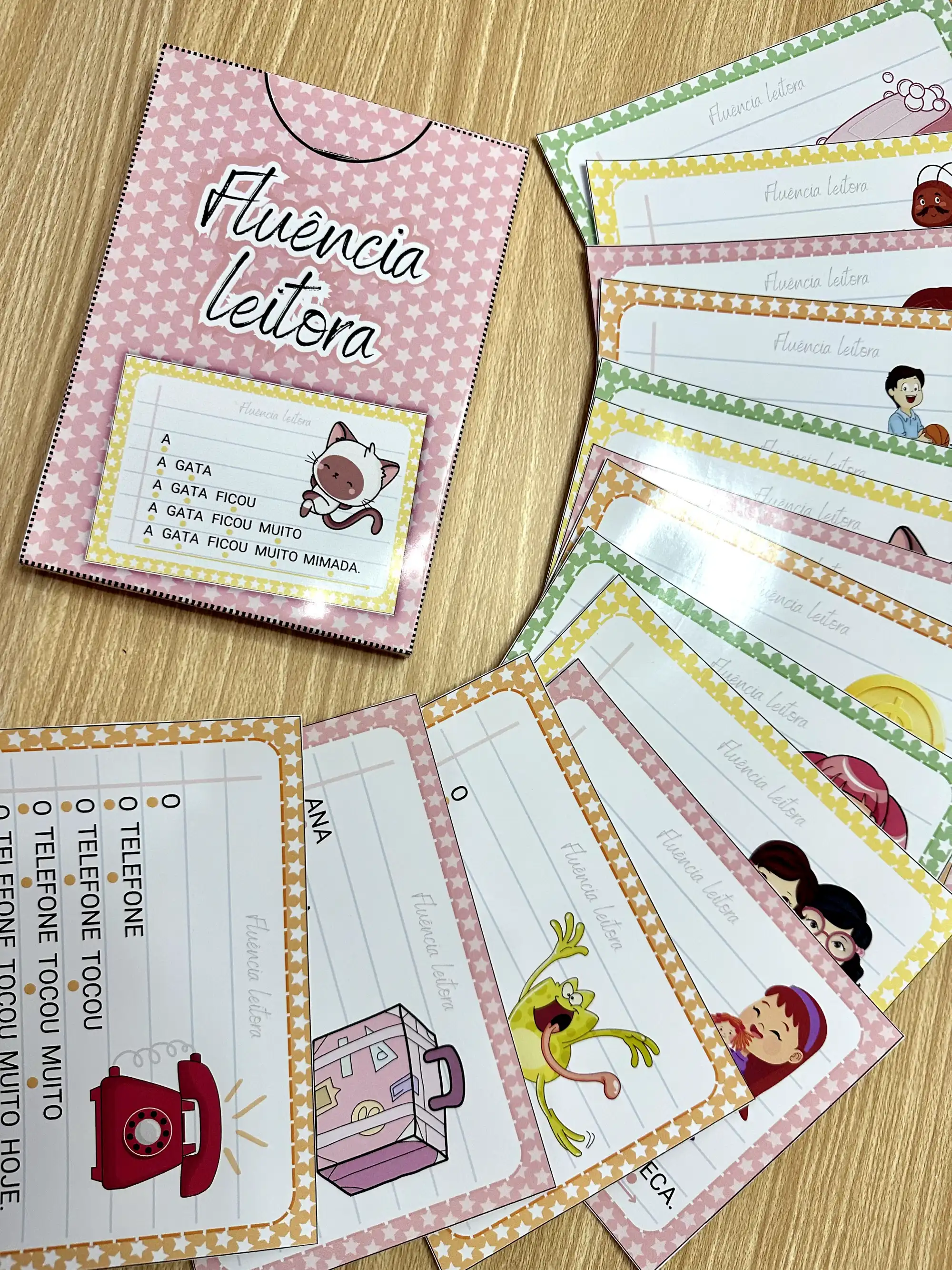 Fichas de fluência Leitora volume 1 em PDF — amostra 3: O arquivo Fluência Leitora inclui 14 fichas de leitura com palavras… Fichas de fluência Leitora volume 1 em PDF — amostra 3: O arquivo Fluência Leitora inclui 14 fichas de leitura com palavras…