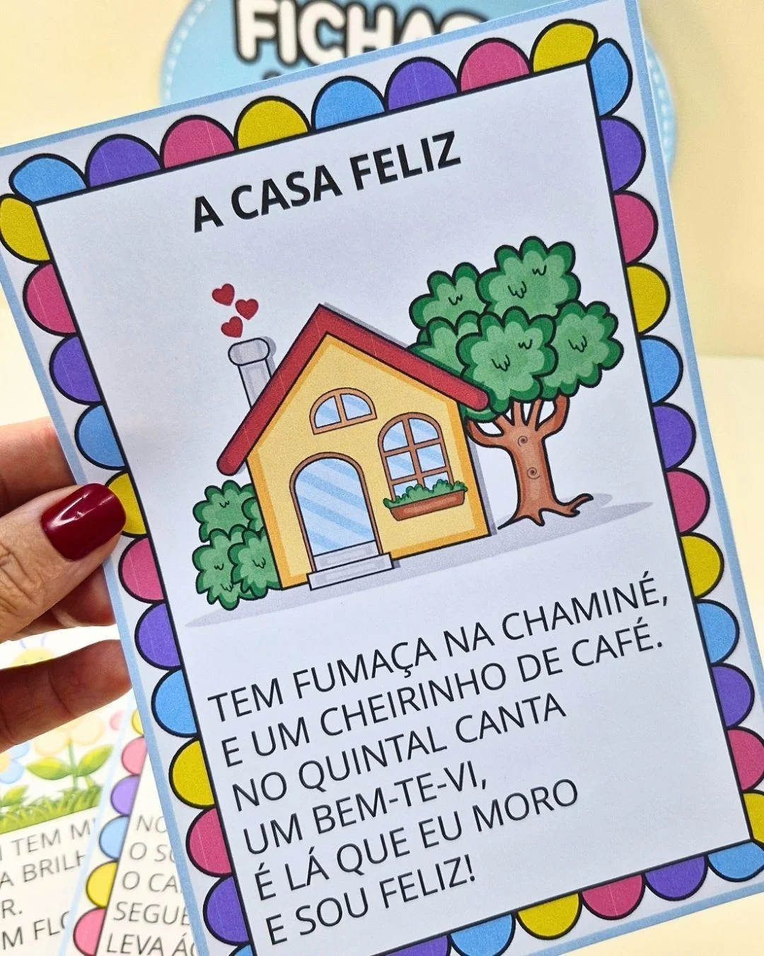 Fichas de Leitura – 60 Textos – PDF para Imprimir | Alfabetização — amostra 1: Sobre o Fichas de Leitura – 60 Textos