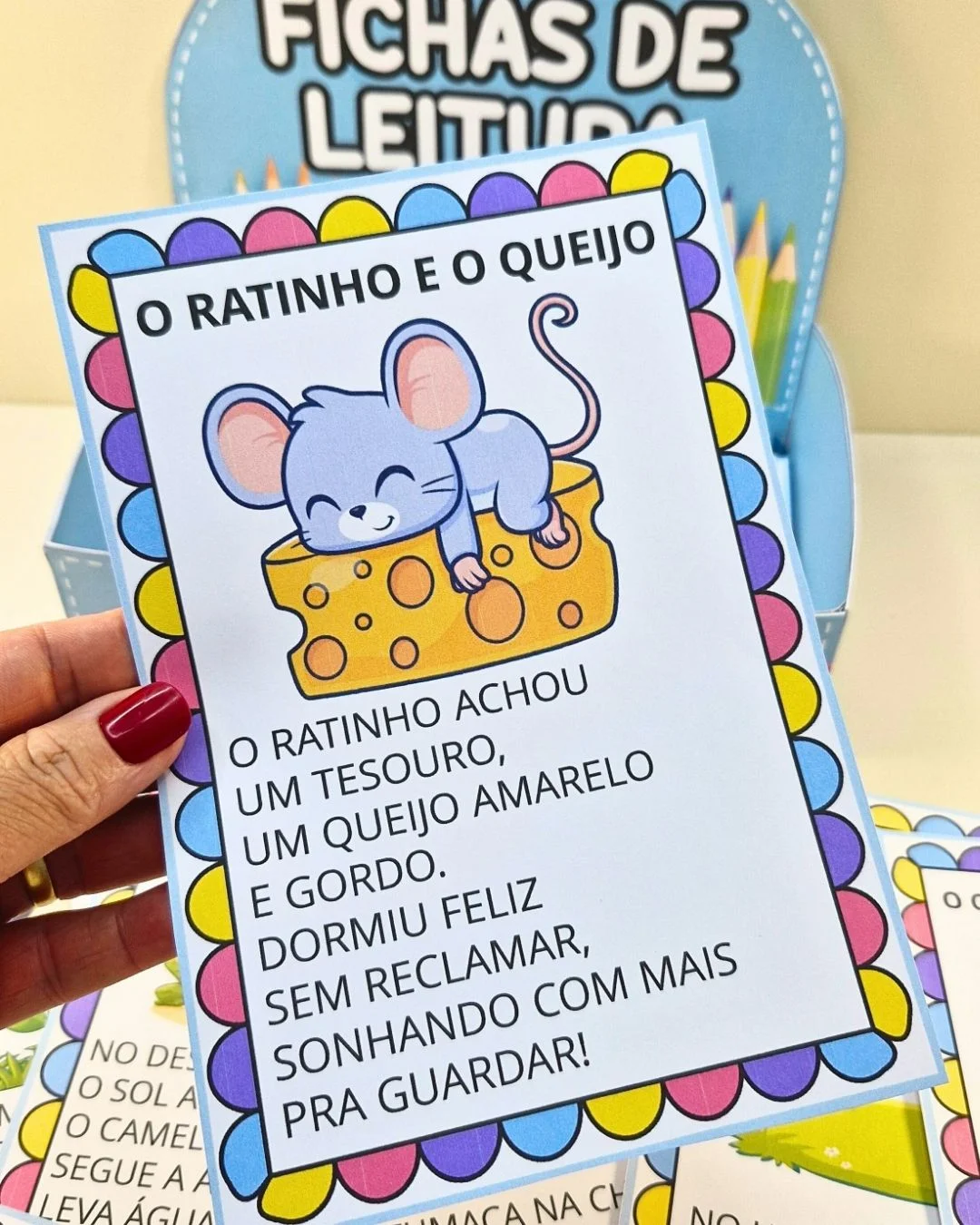 Fichas de Leitura – 60 Textos – PDF para Imprimir | Alfabetização — amostra 5: Este arquivo em PDF contém 37 páginas com 60…