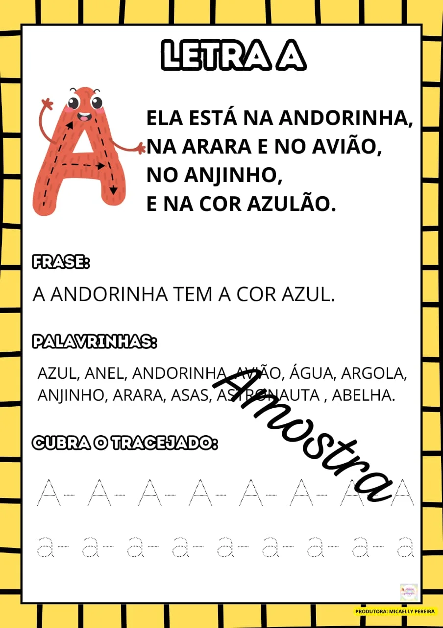 🗂️ FICHAS DE LEITURA ALFABÉTICA — DE A A Z 🔤📚 ANOS INICIAIS — amostra 3: As Fichas de Leitura Alfabética trabalham as…