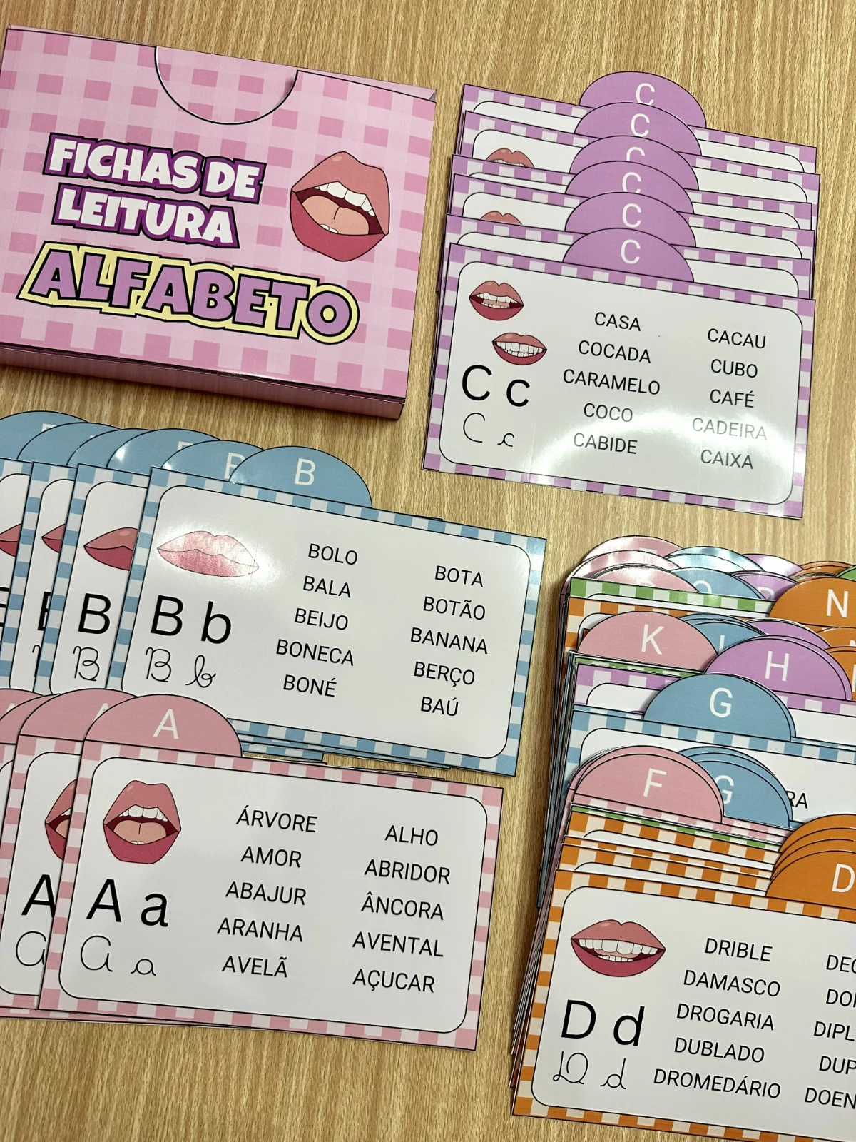 Fichas de Leitura – Alfabeto | Alfabetização — amostra 2: Sobre o Fichas de Leitura – Alfabeto