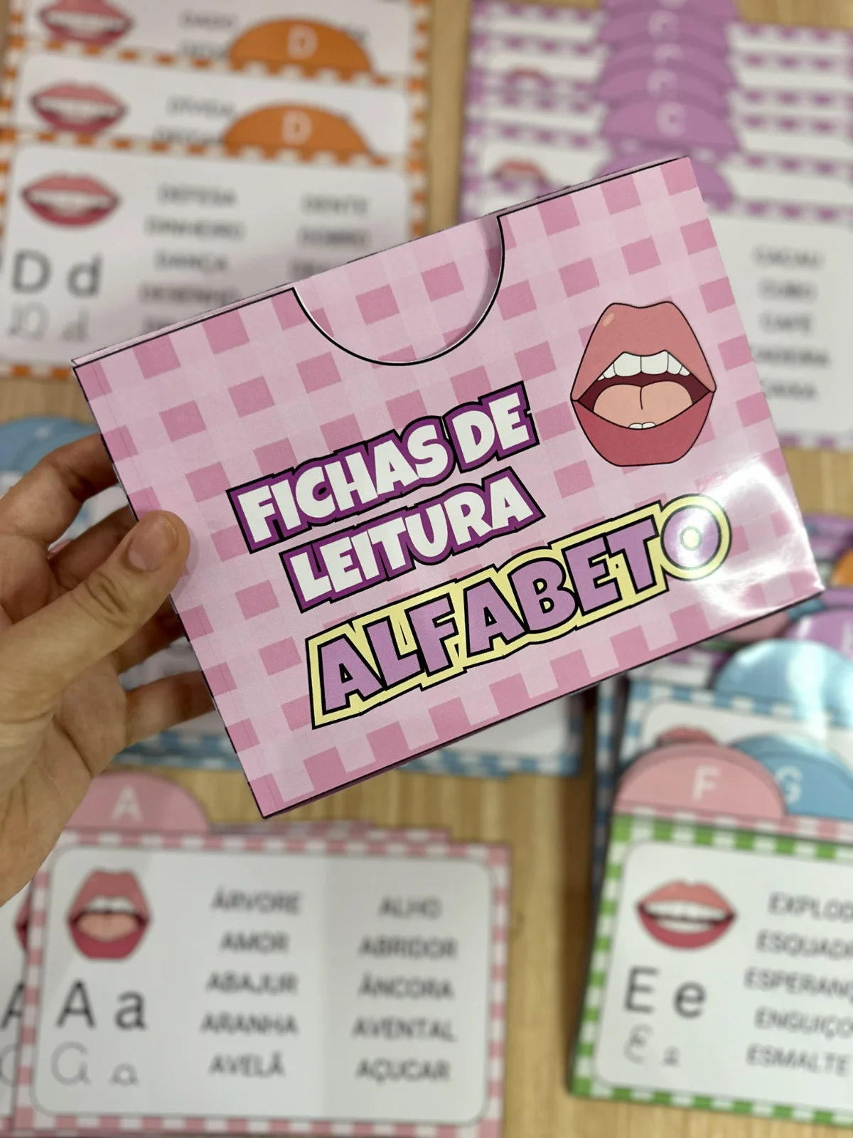 Fichas de Leitura – Alfabeto | Alfabetização — capa do material