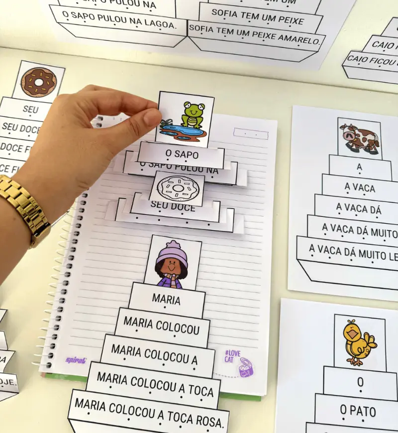 Fichas de Leitura com Dobradura para Alfabetização — amostra 4: Para quem é indicado