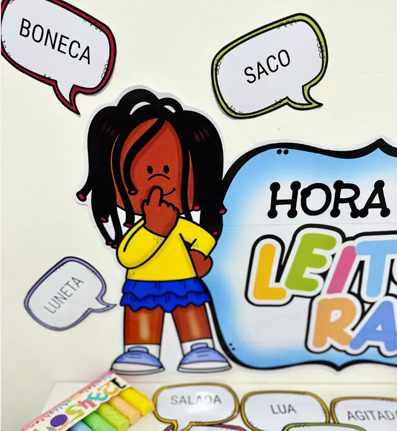 Fichas de leitura com sílabas simples | Hora da Leitura — amostra 5: Apoie os primeiros passos na alfabetização com 36…