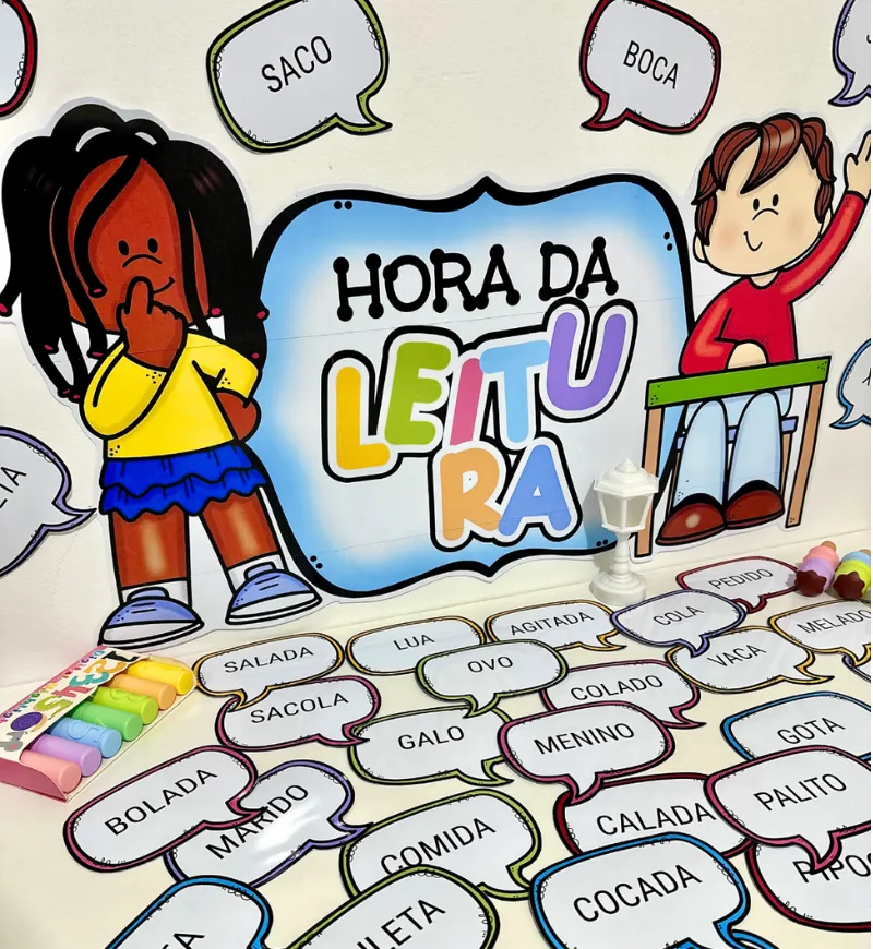 Fichas de leitura com sílabas simples | Hora da Leitura — Alfabetização para Educação Infantil: Apoie os primeiros passos…