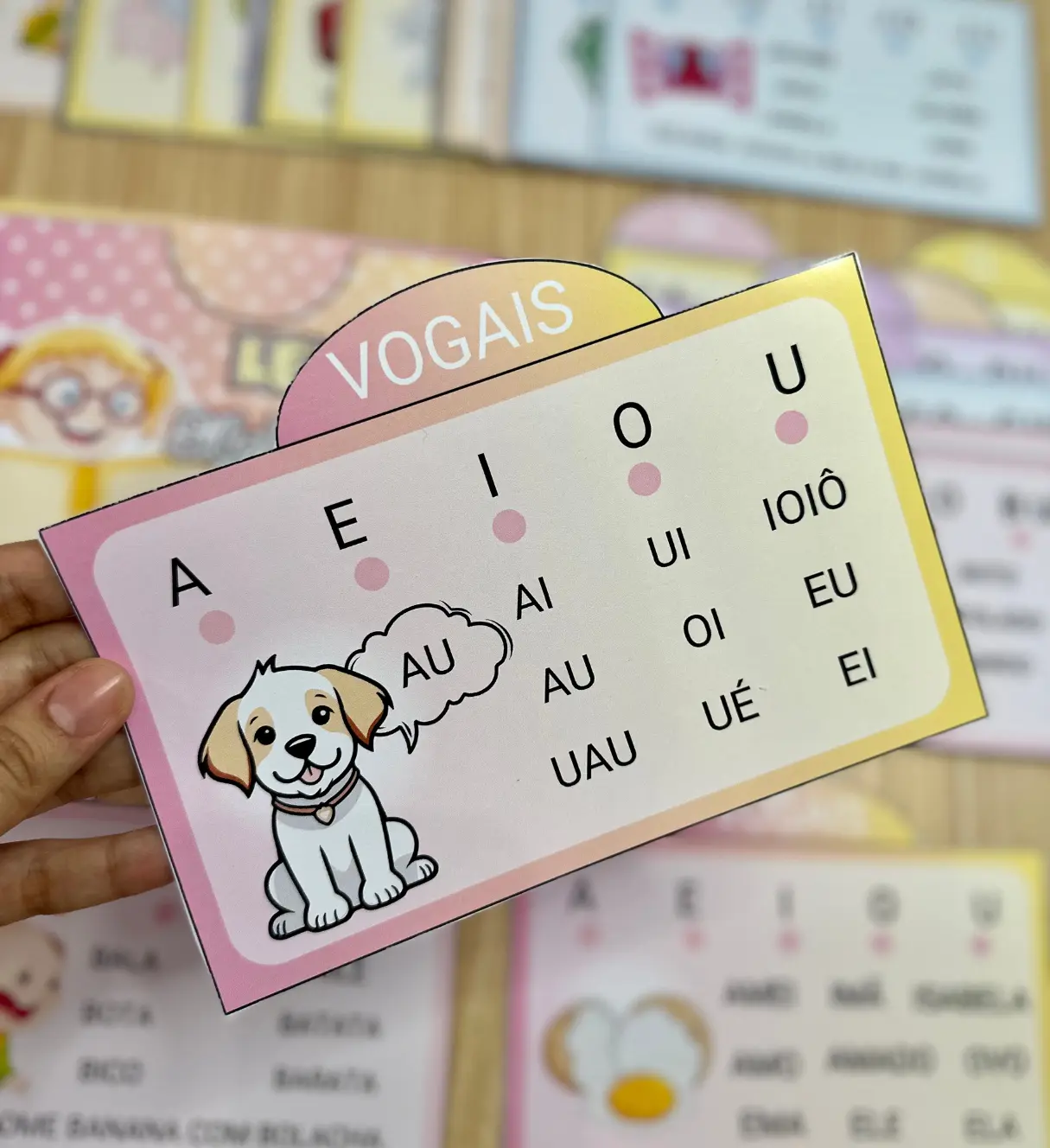 Fichas de leitura com sílabas simples para alfabetização — amostra 3: Como usar as fichas em sala de aula