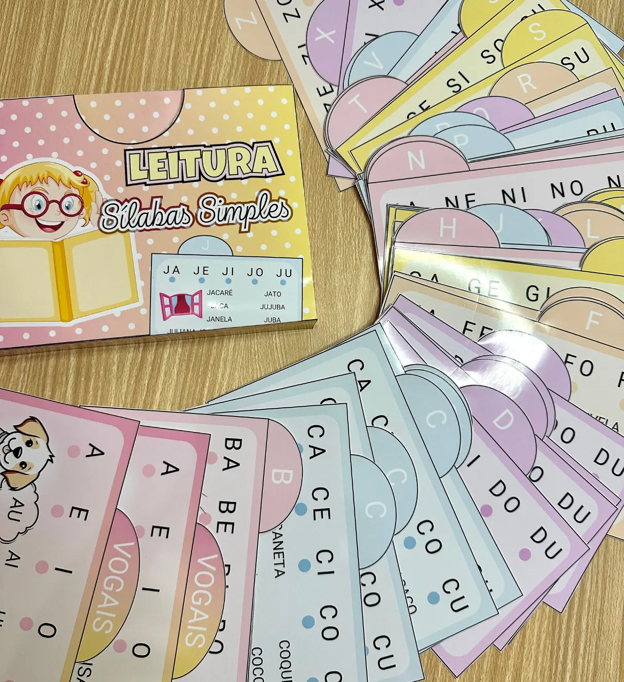 Fichas de leitura com sílabas simples para alfabetização — Alfabetização para Educação Infantil: Apoie a alfabetização com…