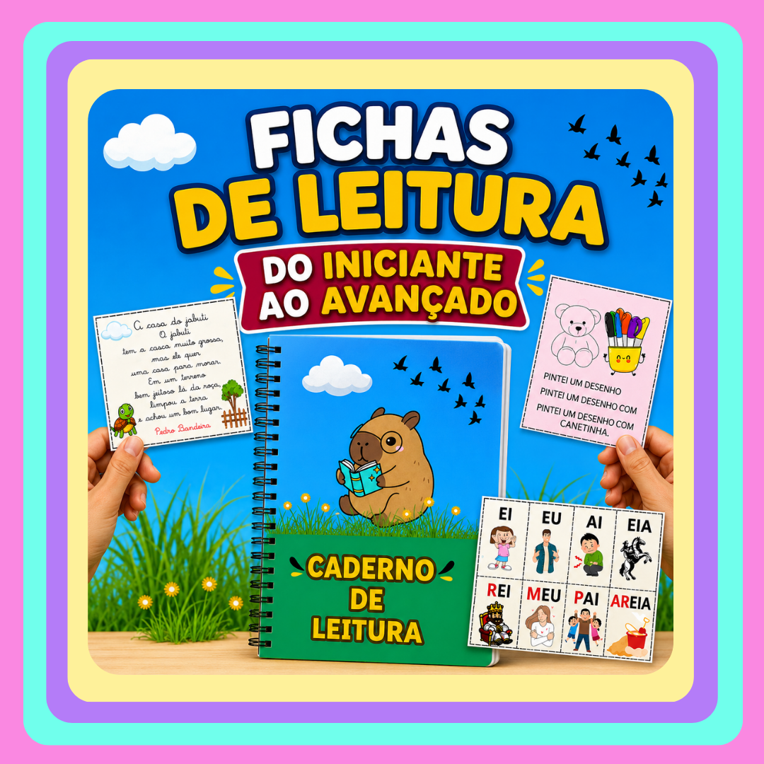 Fichas de leitura | da alfabetização ao 5° ano — Alfabetização para Todas as séries: Material pensado para acompanhar…