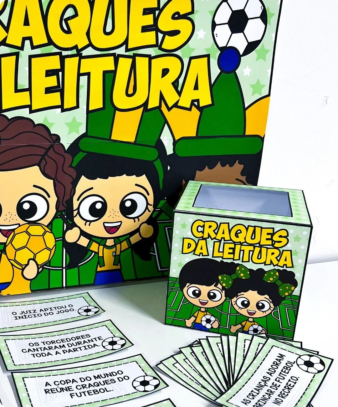 Fichas de leitura de futebol para imprimir – anos iniciais — amostra 3: Conteúdo do PDF