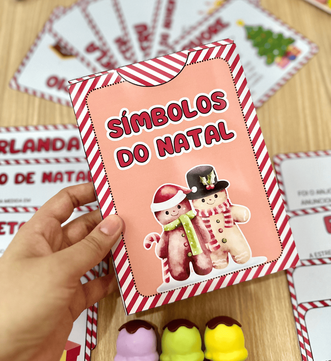 Fichas de Leitura de Natal: 15 Símbolos e seus Significados — amostra 6: Explore os significados de 15 símbolos natalinos…