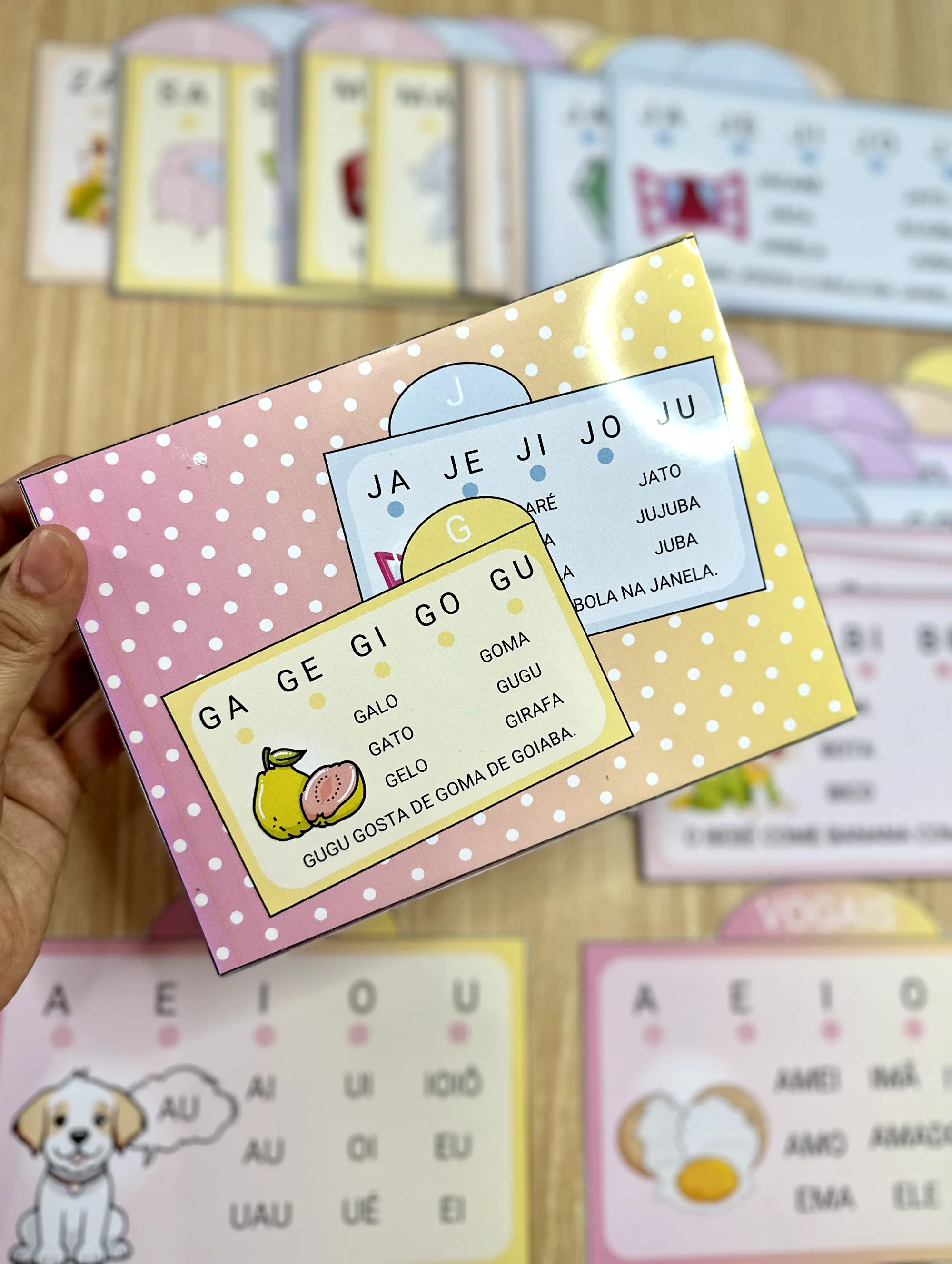 Fichas de leitura de silabas simples para alfabetização — amostra 4: compreensão, estimula a linguagem oral e amplia a