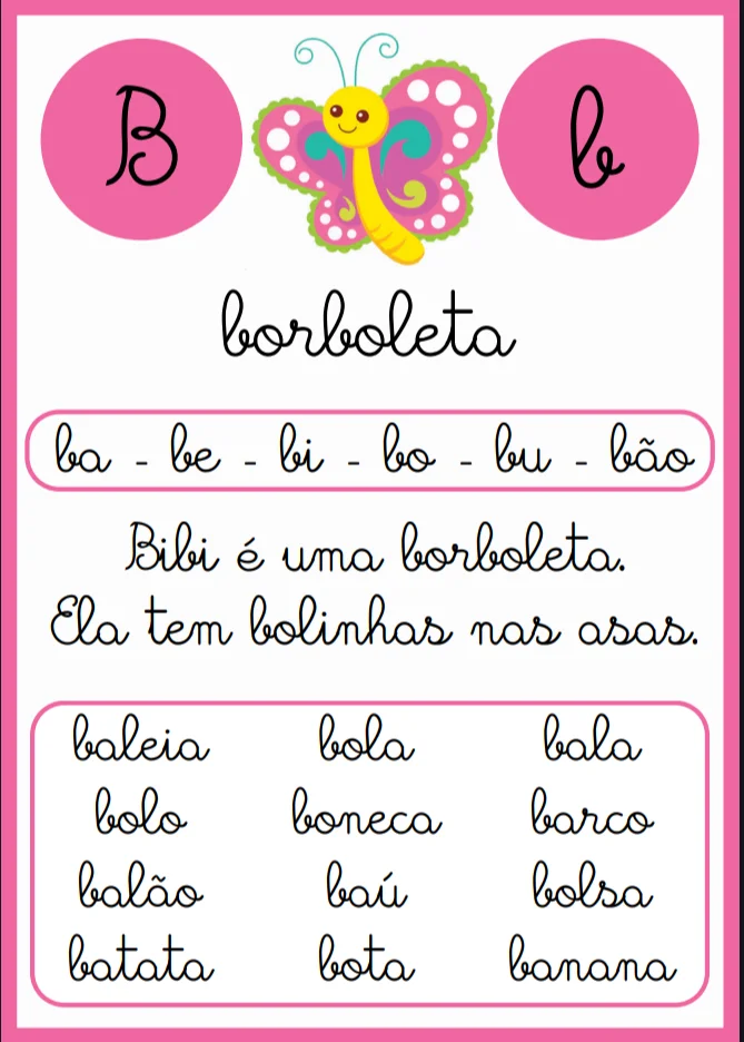 Fichas de Leitura – Letra Cursiva | 26 Fichas para Alfabetização — capa do material