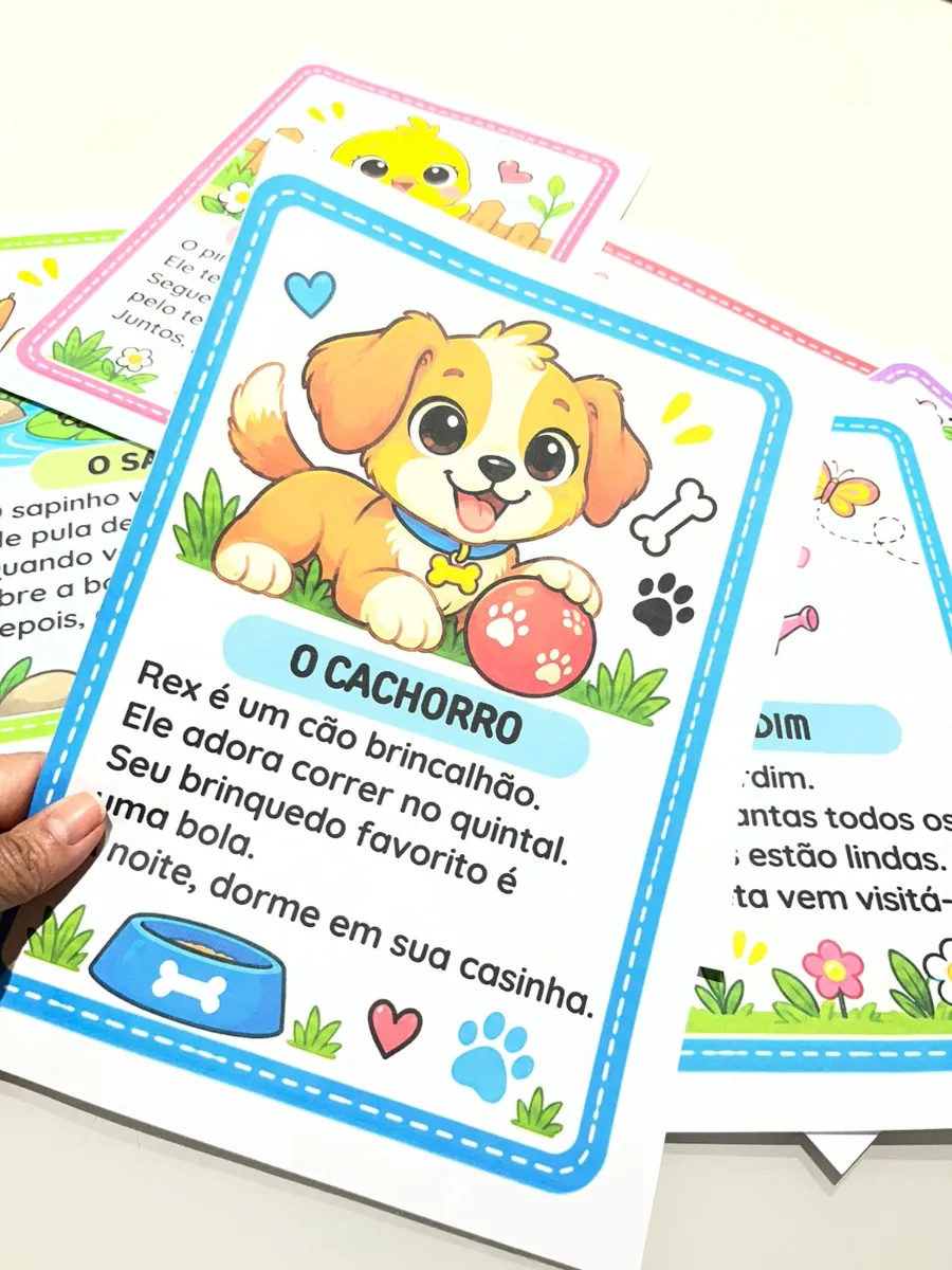 Fichas de Leitura - Pequenos Textos: Alfabetização — amostra 2: Com as Fichas de Leitura — Mini Textos, você prepara…