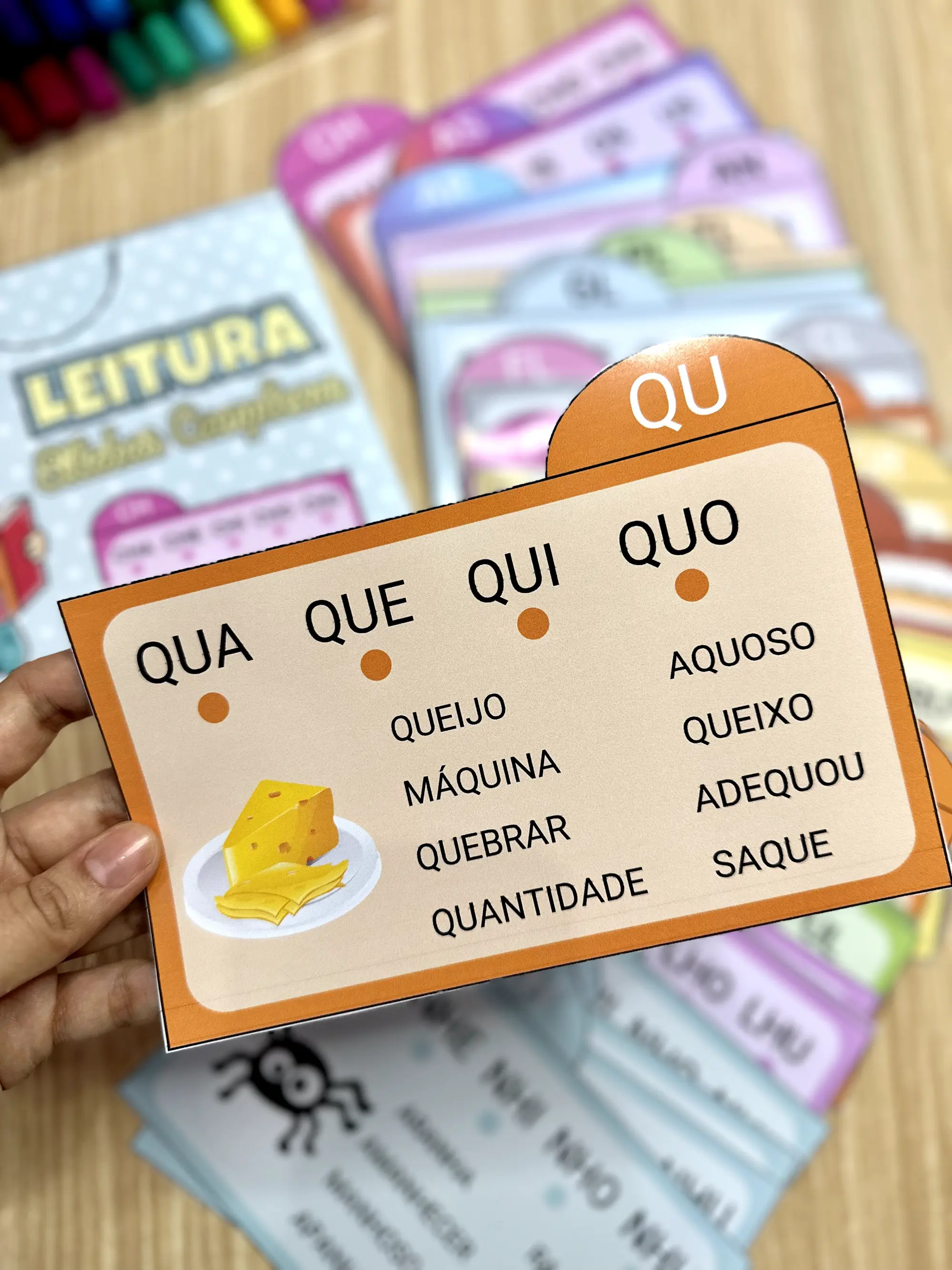 Fichas de Leitura Sílabas complexas em PDF — capa do material