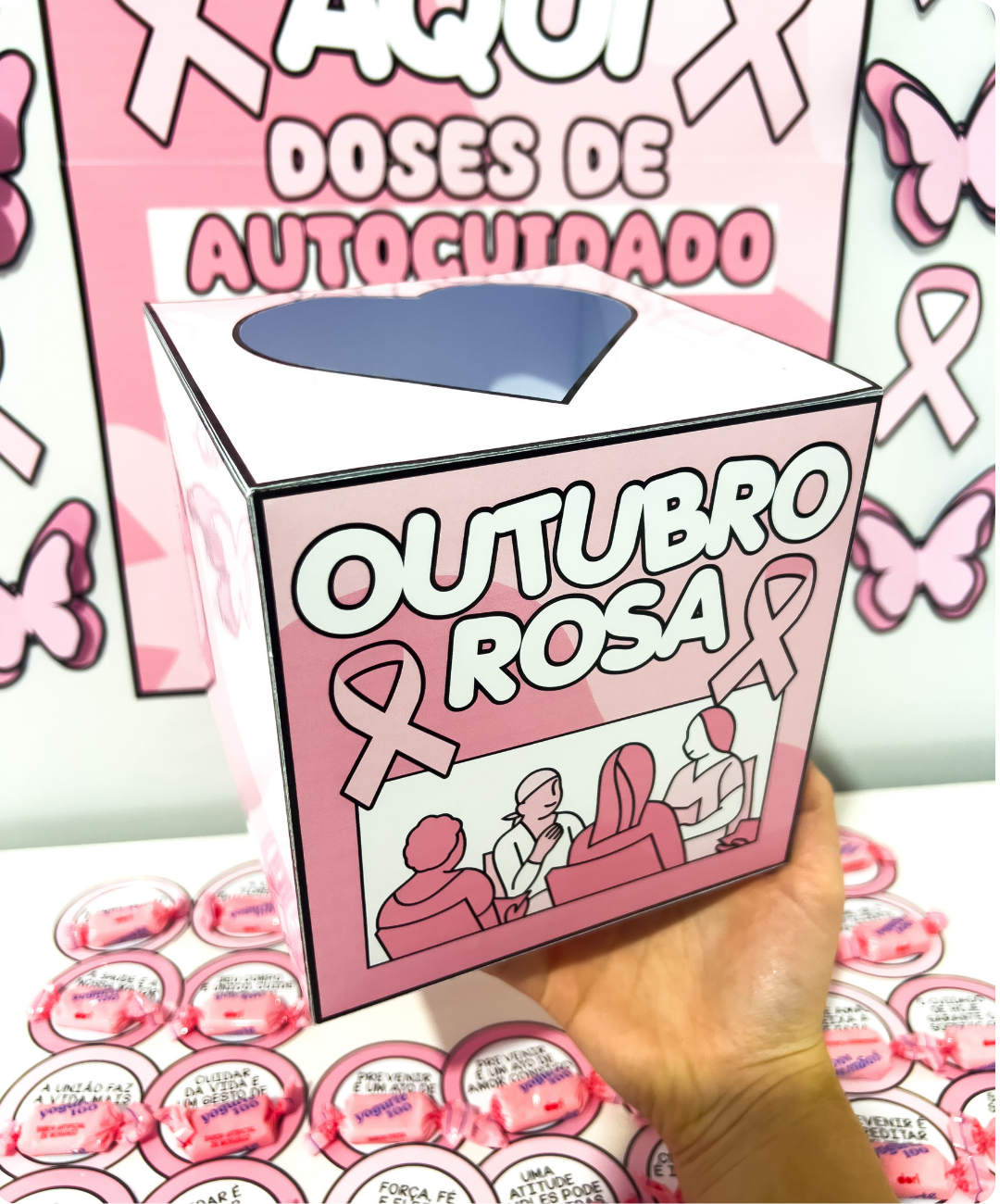 Fichas de Outubro Rosa para imprimir — amostra 1: Uma proposta para levar o Outubro Rosa à sala