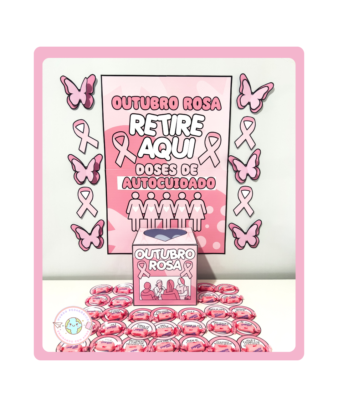 Fichas de Outubro Rosa para imprimir — capa do material