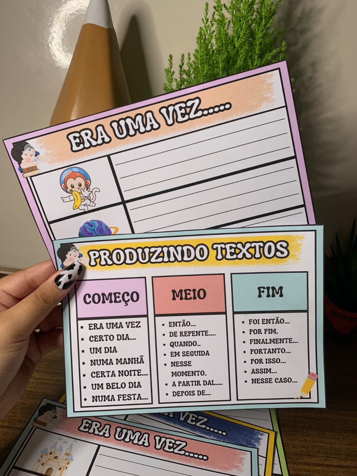 Fichas de Produção de Texto 1º ao 3 ano | 3º ano — capa do material