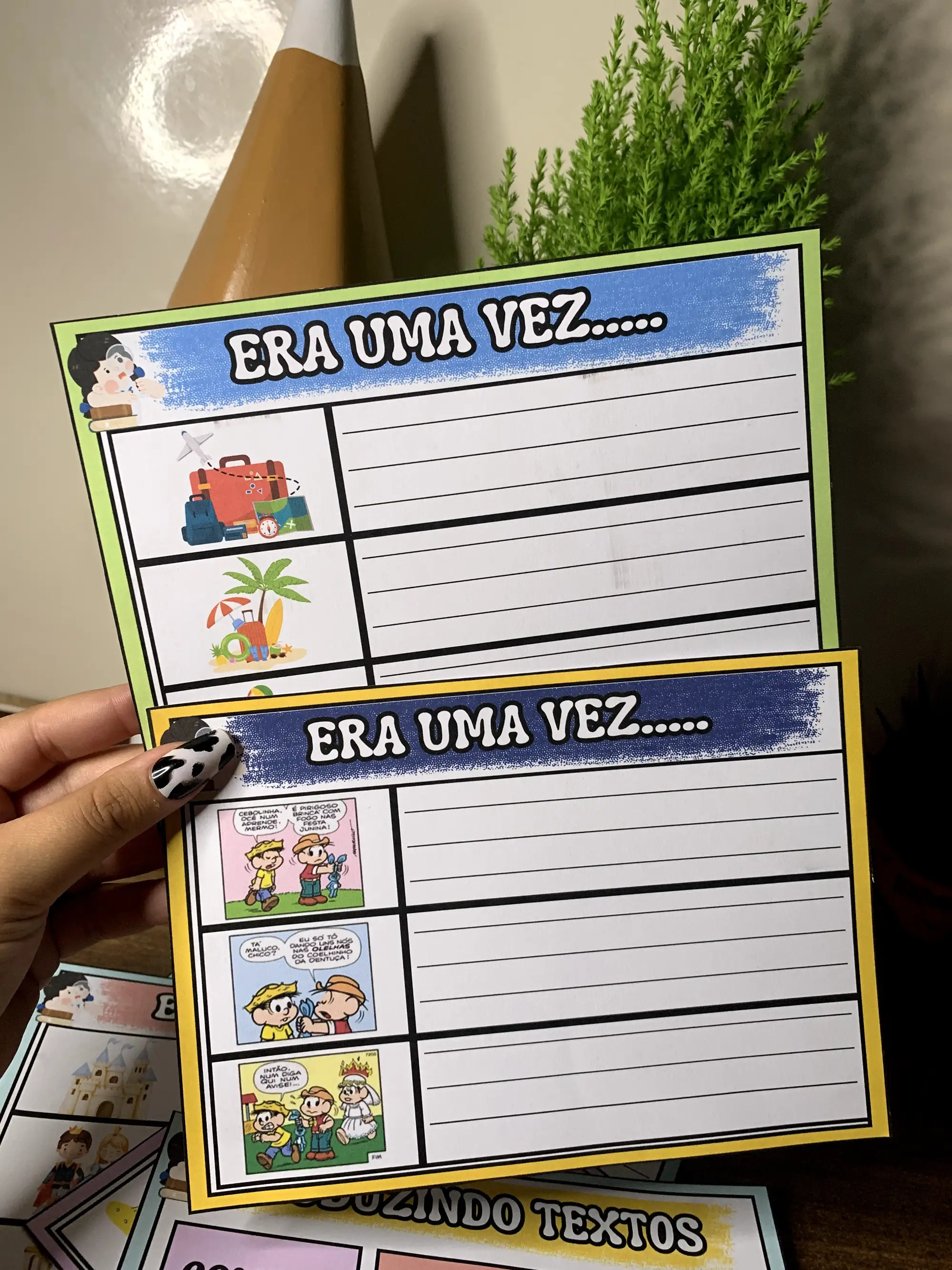 Fichas de Produção de Texto – Atividades Prontas — amostra 1: Fichas de produção de texto prontas, criativas e práticas…
