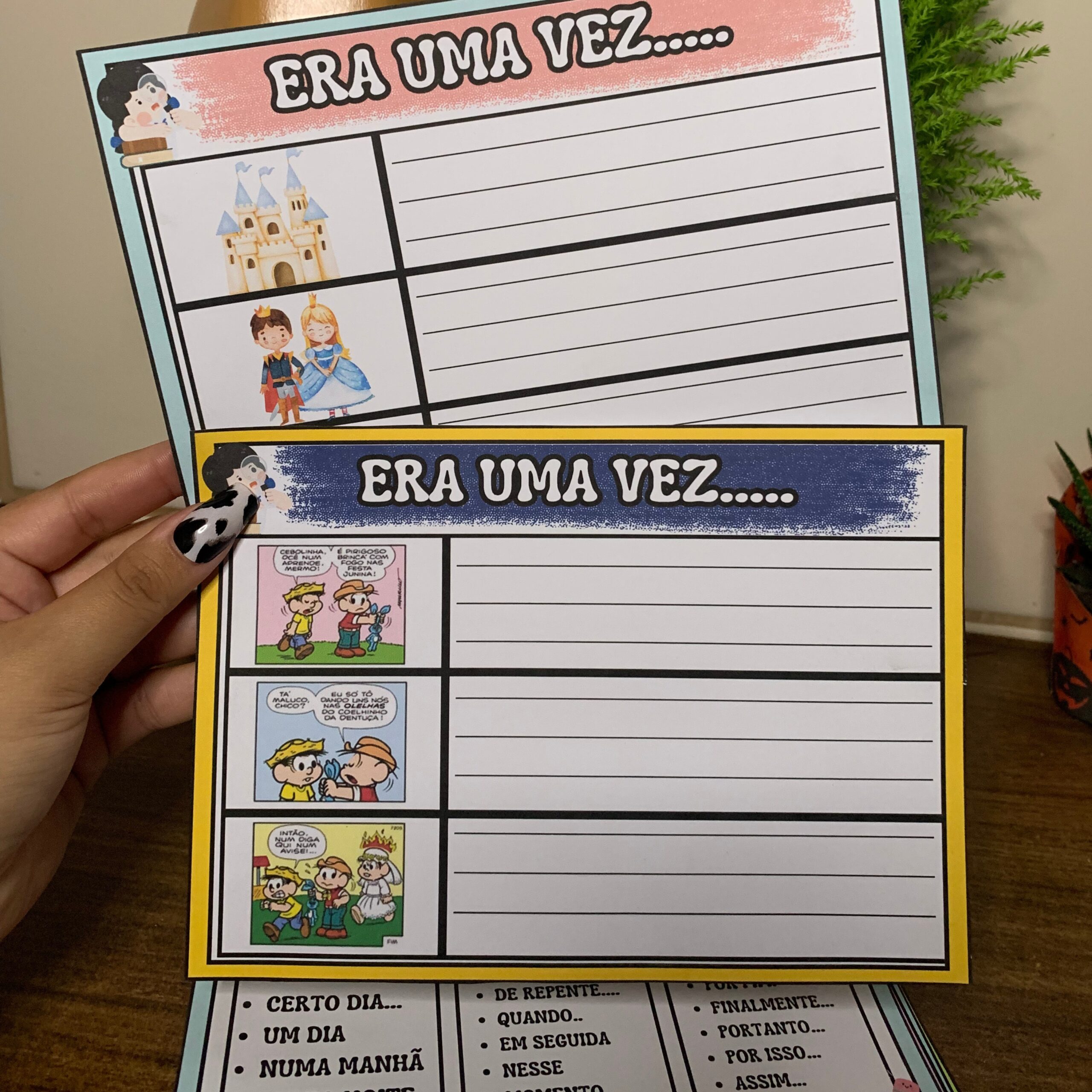 Fichas de produção de texto – Material Pedagógico — capa do material