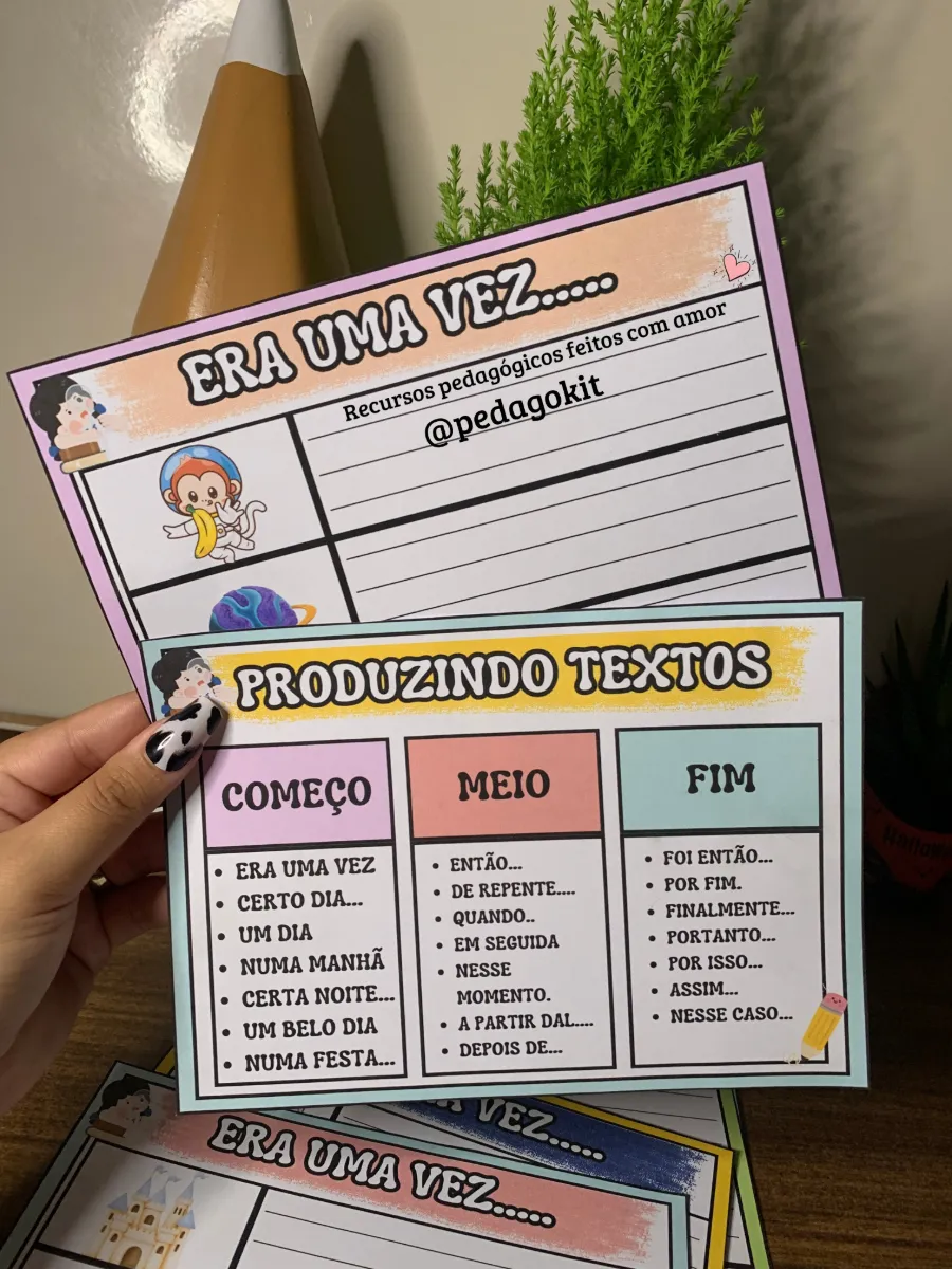 Fichas de produção de texto — amostra 2: Que tal transformar suas aulas com fichas de produção de textos prontas, para…