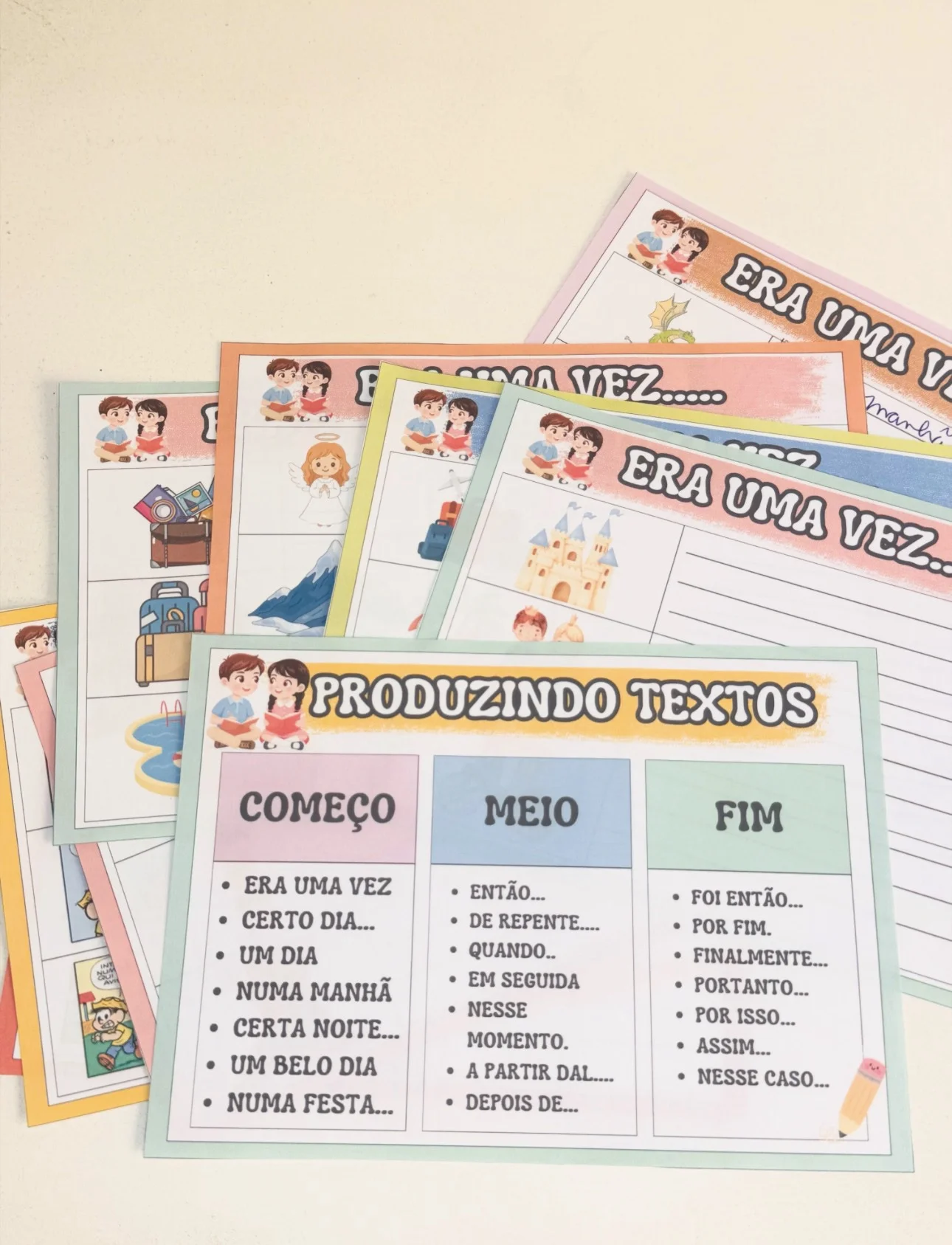Fichas de produção de texto — Português para Todas as séries: *Fichas de produção de texto* Alunos com dificuldade na…