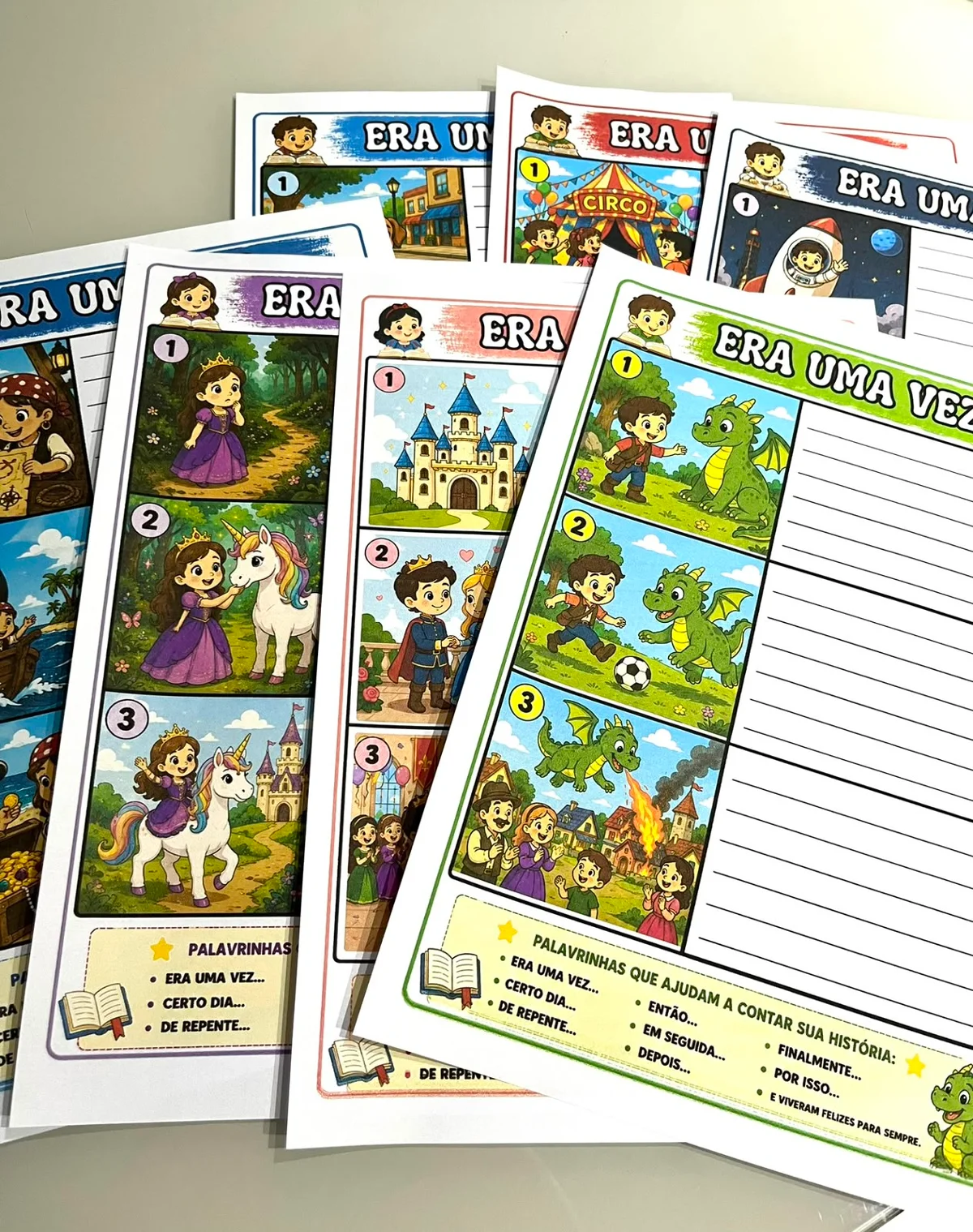 Fichas de produção textual – PDF para Imprimir | 5º ano — Alfabetização para Educação Infantil: Seus alunos travam na hora…
