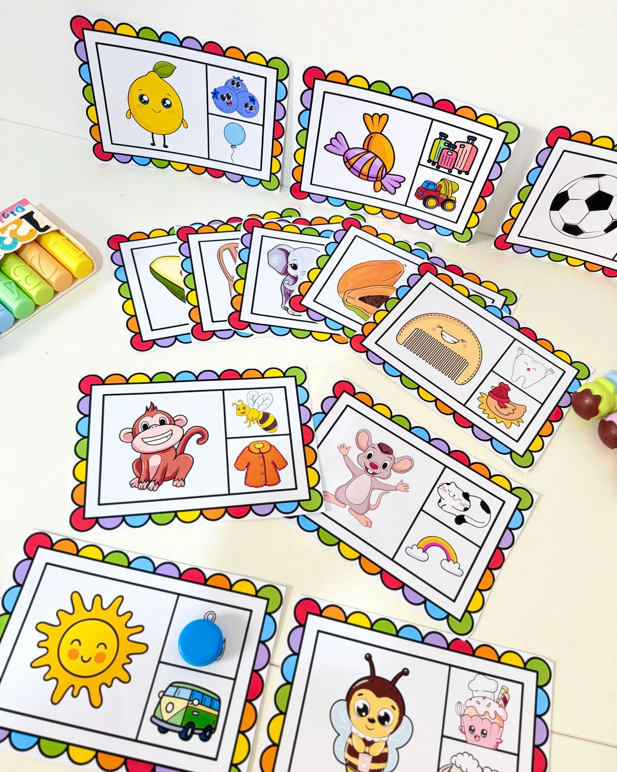 Fichas de Rimas para Educação Infantil e Anos Iniciais — capa do material
