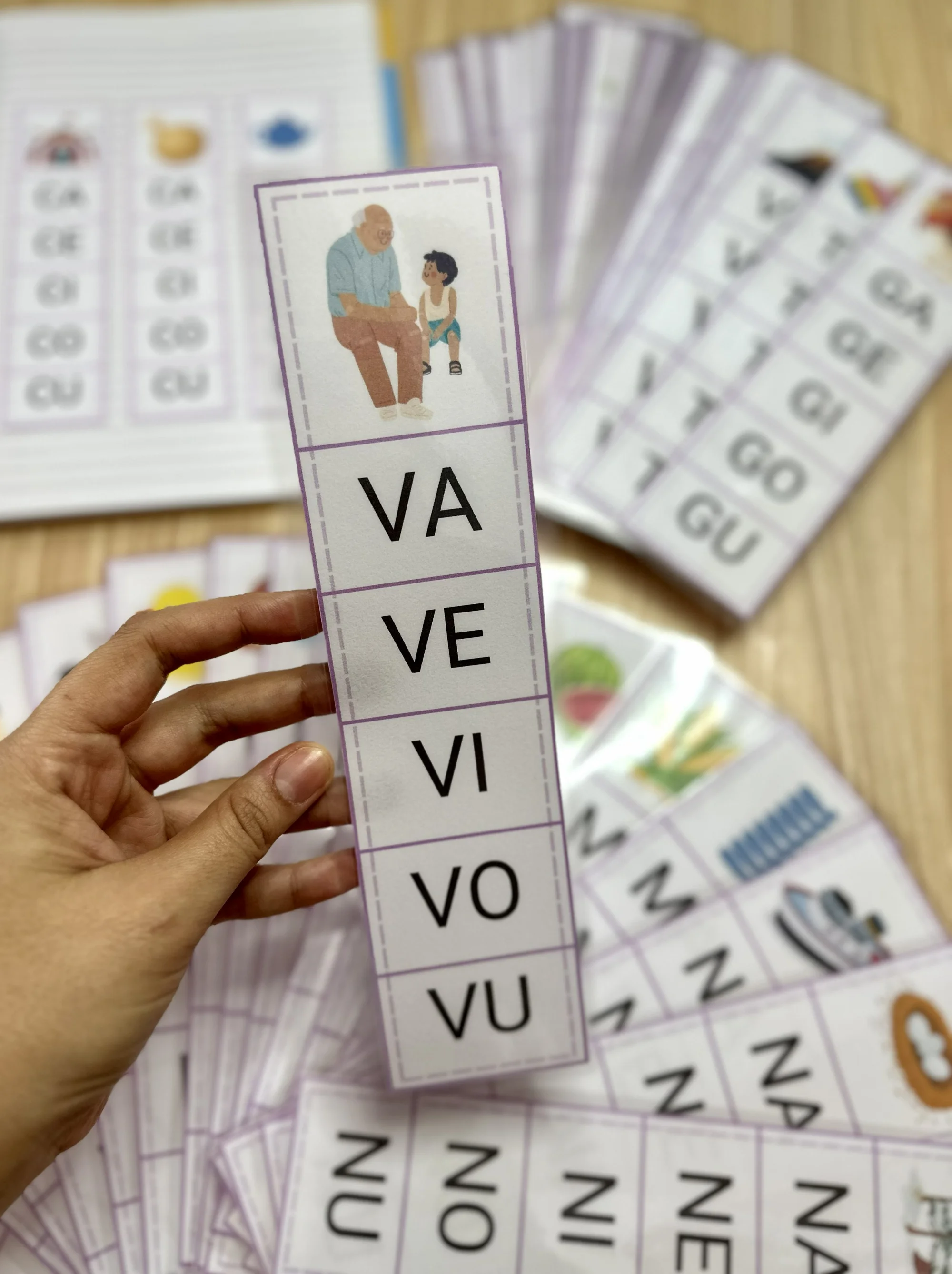 Fichas de Sílaba Inicial para Alfabetização – Consciência Silábica e Leitura — amostra 5: Recurso pedagógico para trabalhar…