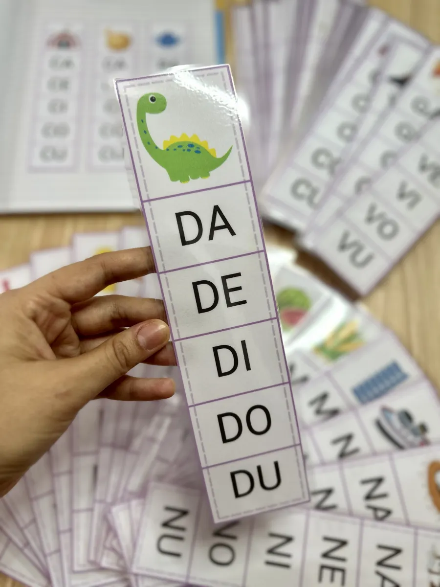Fichas de Sílaba Inicial para Alfabetização – Consciência Silábica e Leitura — amostra 5: Recurso pedagógico para trabalhar…