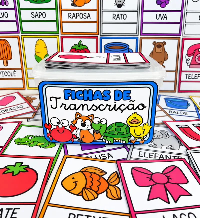 Fichas de Transcrição - Letra Bastão para Cursiva – PDF para Imprimir | Alfabetização — amostra 1: O que vem no material Fichas de Transcrição - Letra Bastão para Cursiva – PDF para Imprimir | Alfabetização — amostra 1: O que vem no material