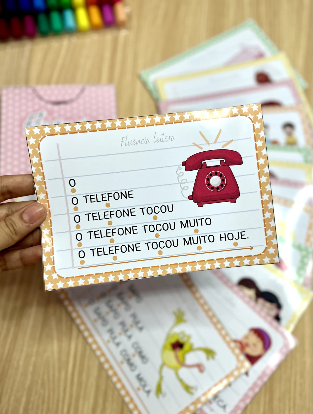 Fichas Fluência Leitora — capa do material