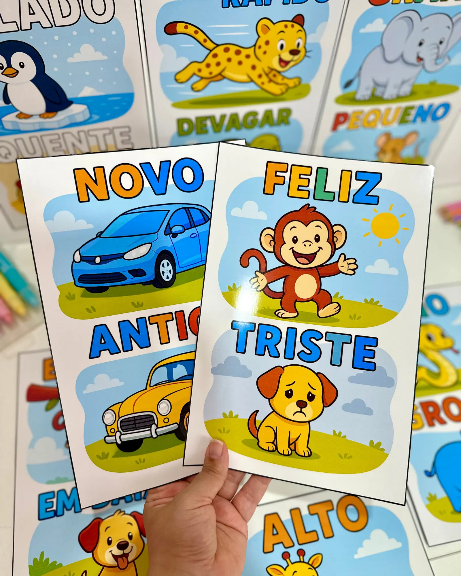 Fichas ilustradas — Conceitos na Educação Infantil — amostra 3: Formato e entrega Fichas ilustradas — Conceitos na Educação Infantil — amostra 3: Formato e entrega
